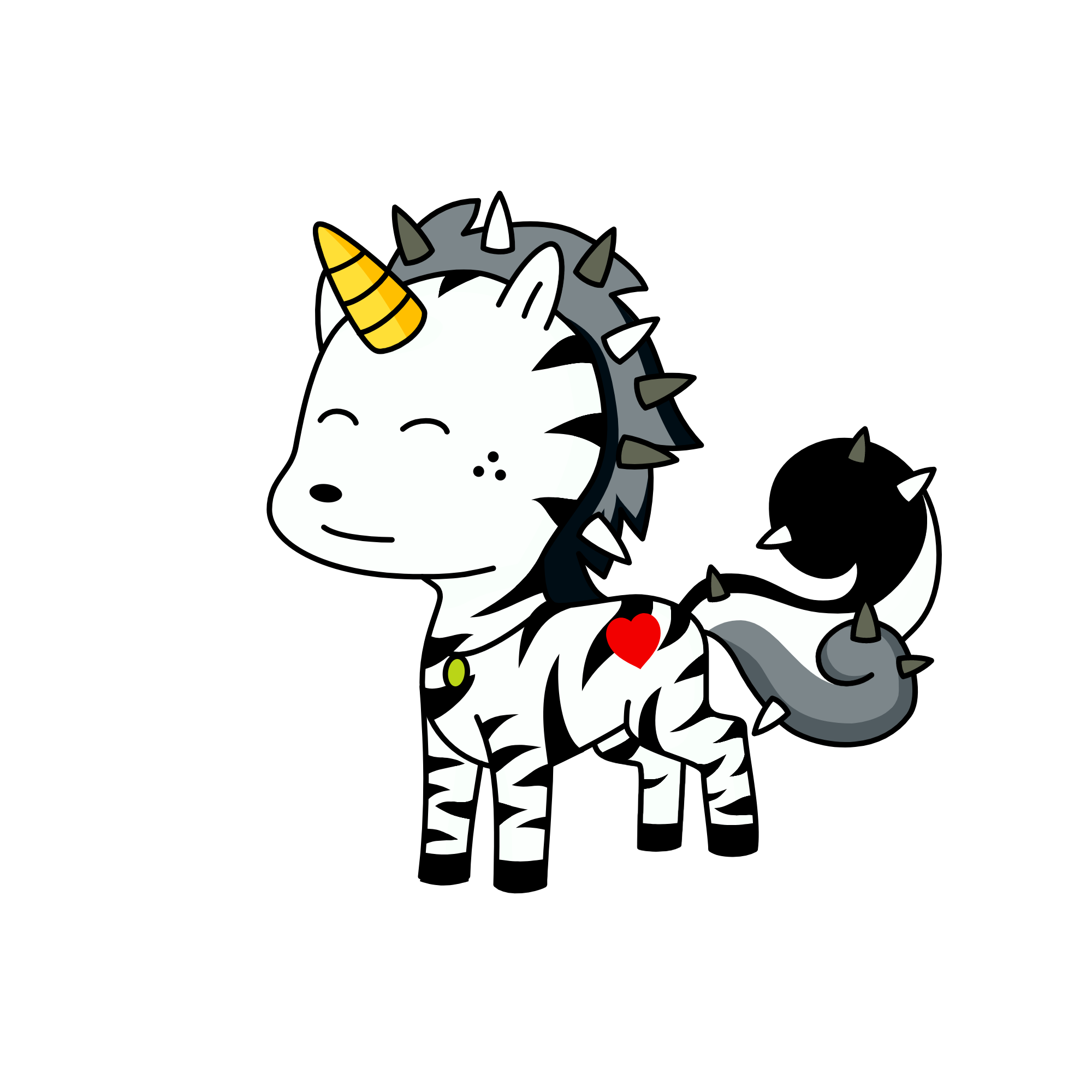 Zeebee, the unicorn