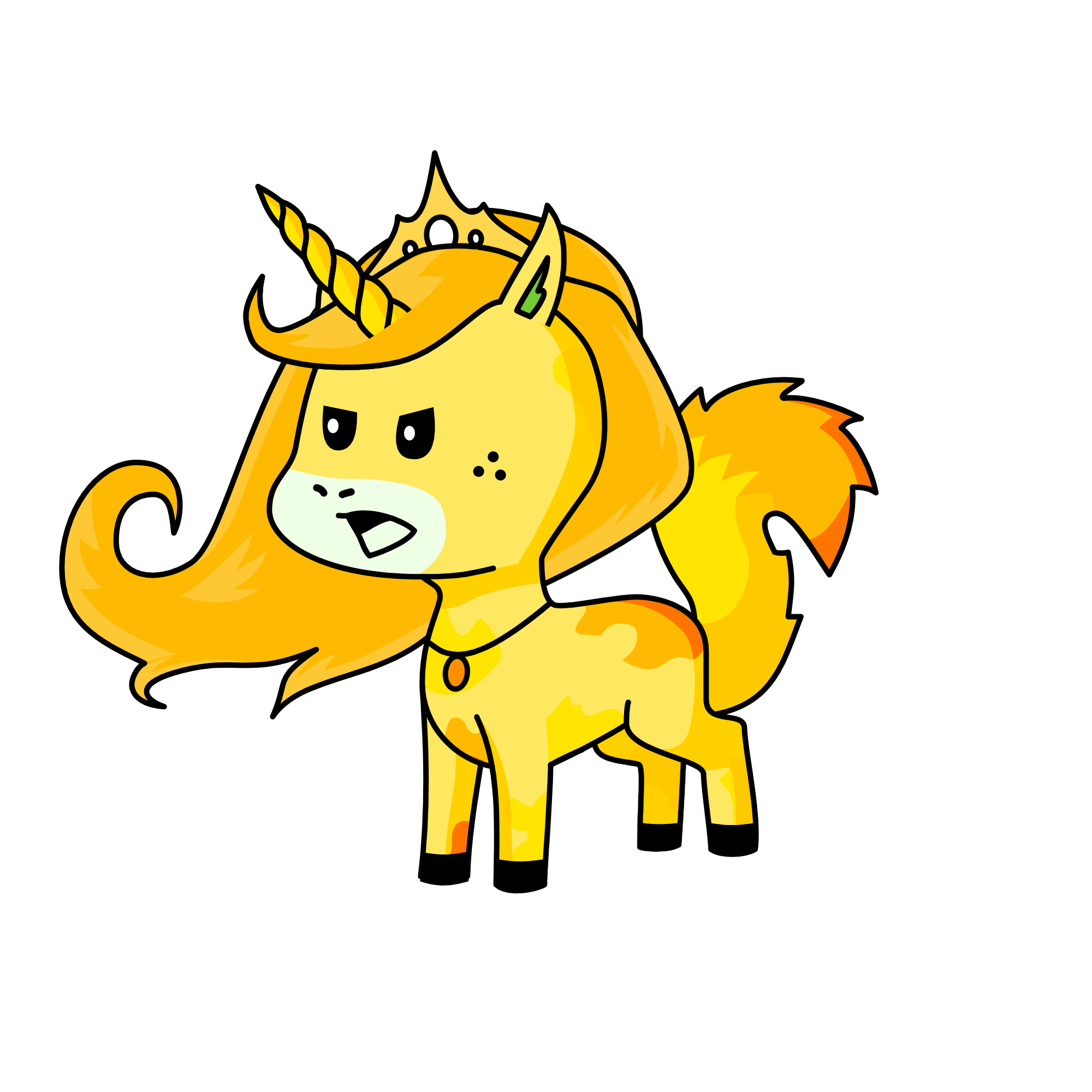 Sunshine, the unicorn