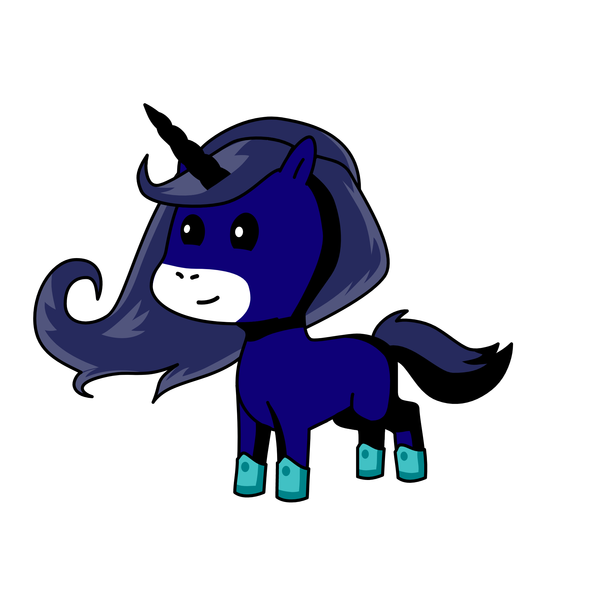 Sunset Luna, the unicorn
