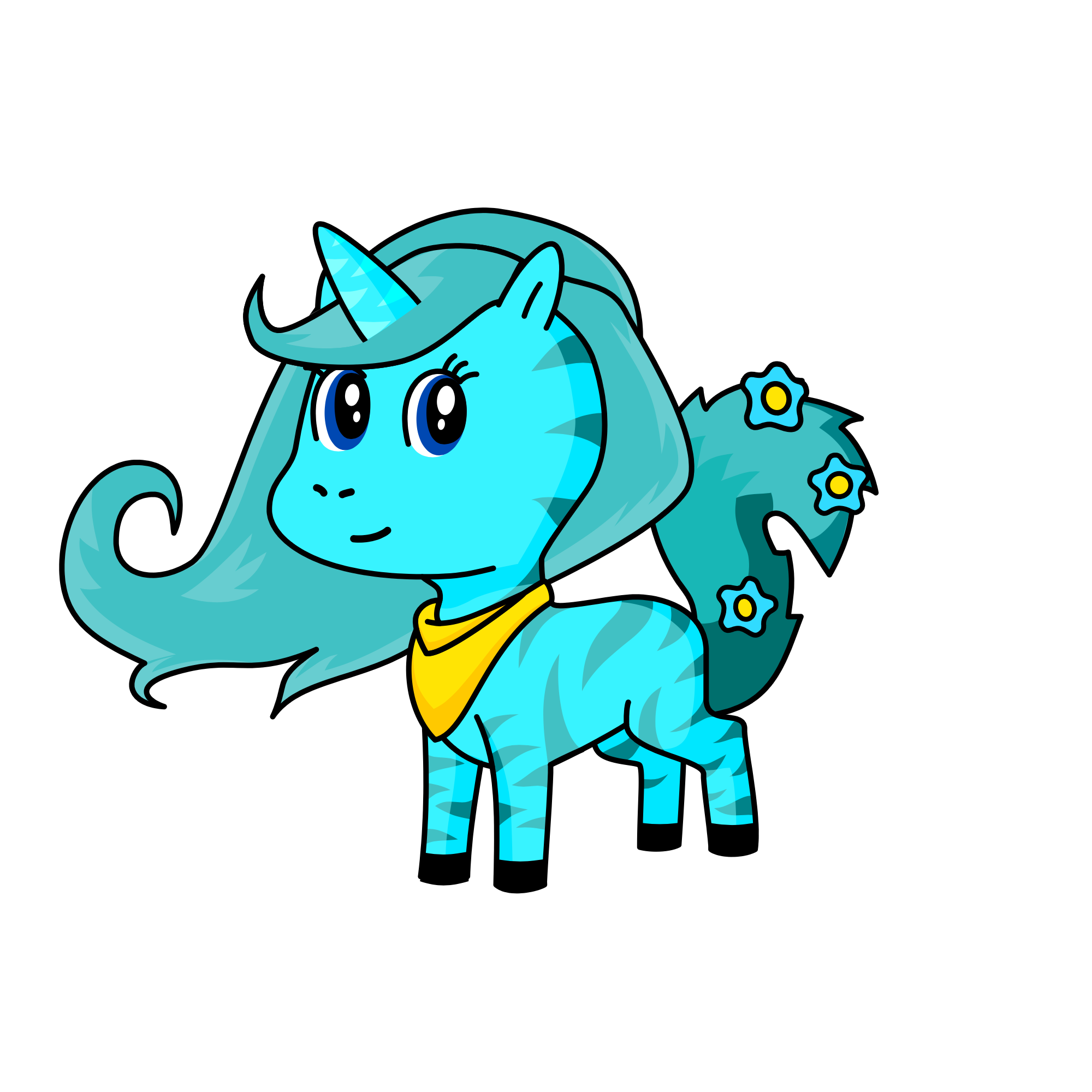Icy Bizzard, the unicorn