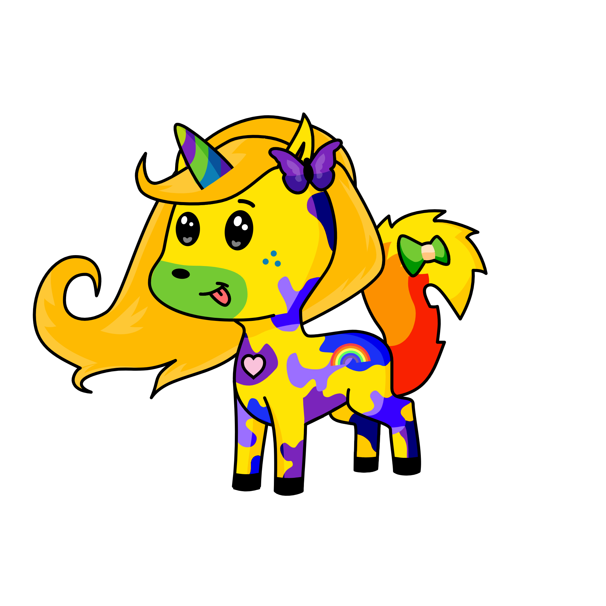 VICKI, the unicorn