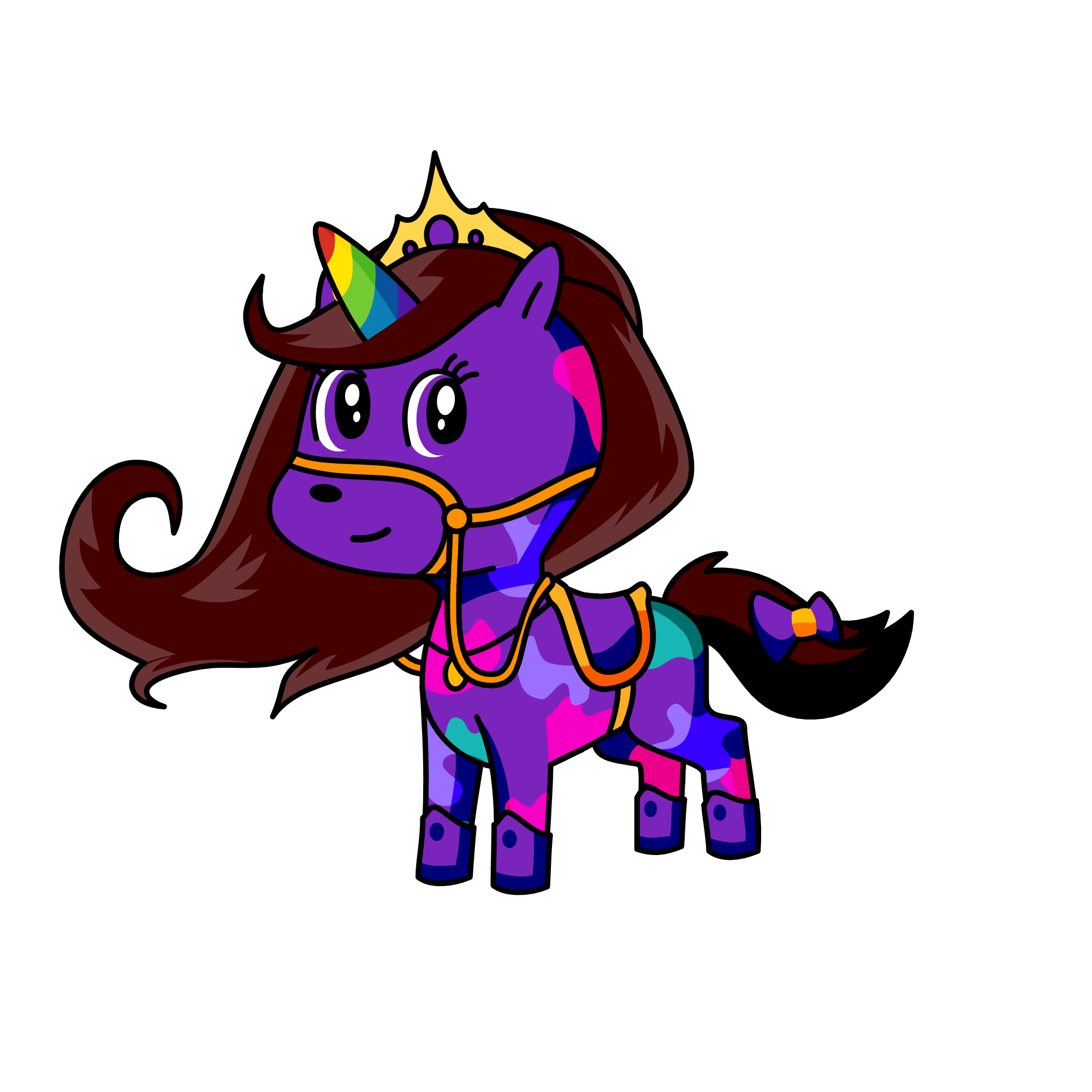 Grape The Great, the unicorn