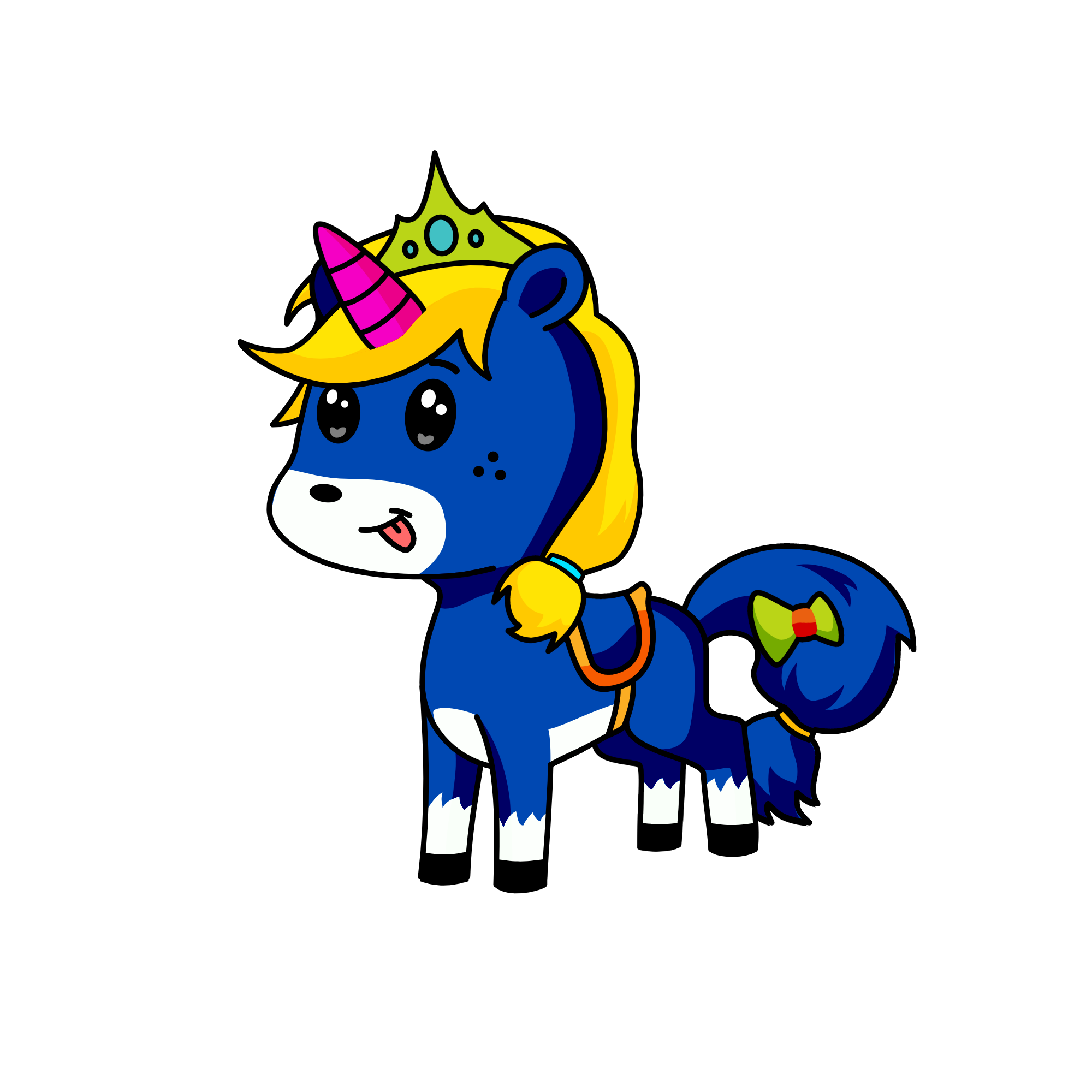 moonlight, the unicorn