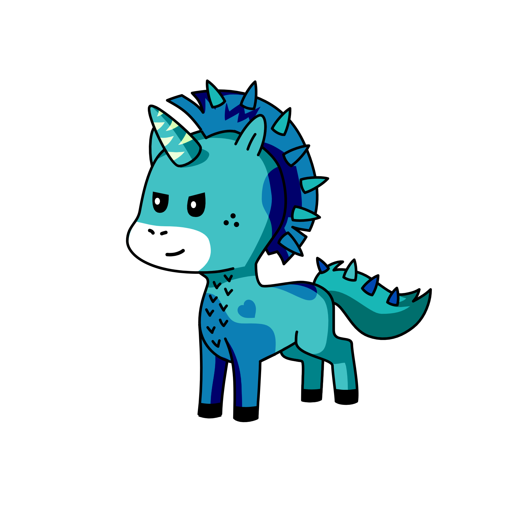 Aqua, the unicorn