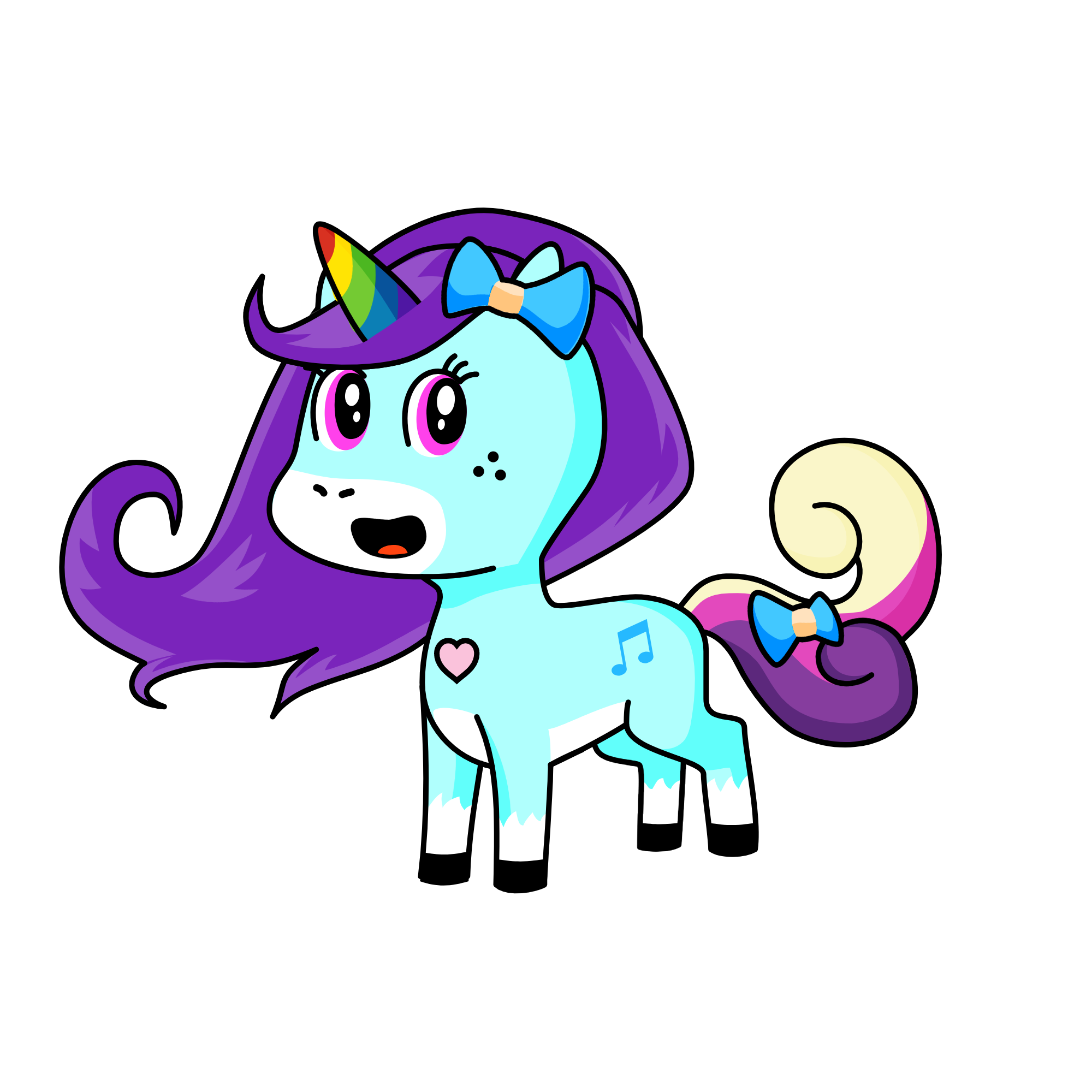 Daphne, the unicorn