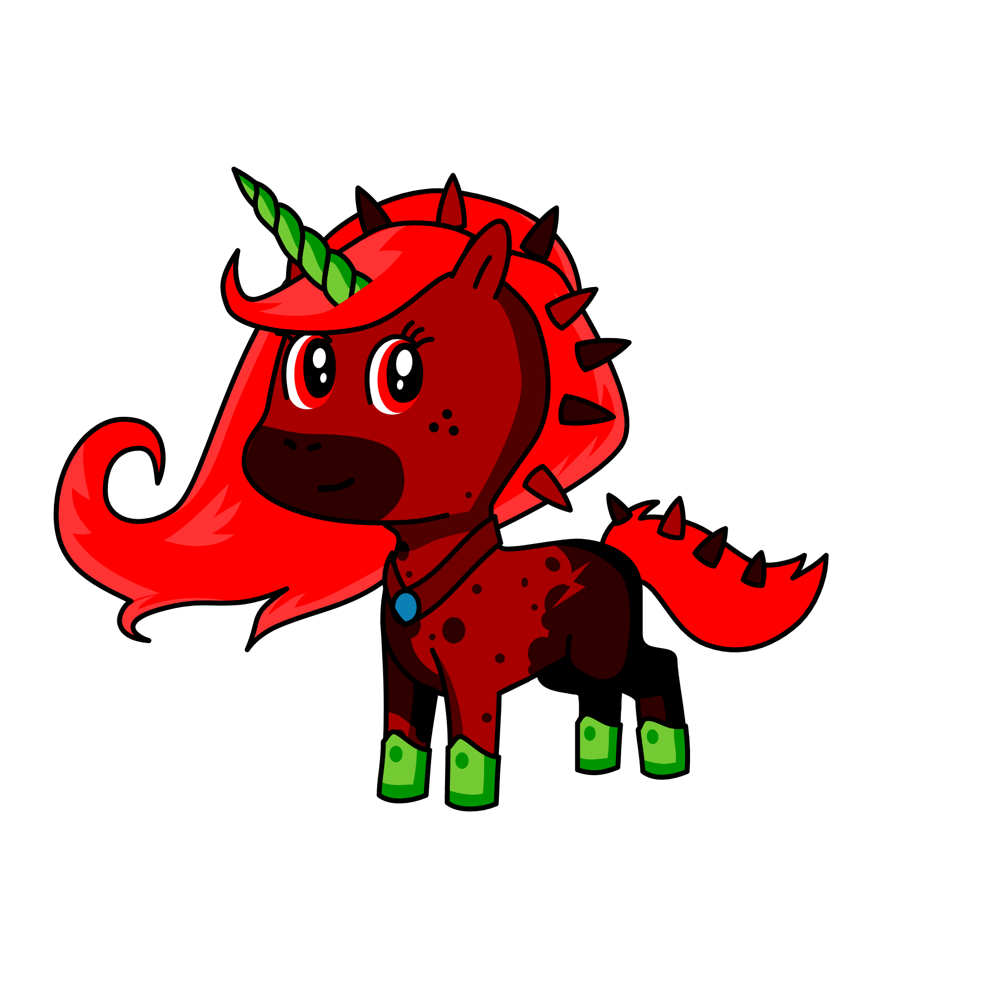 Cherry Bomb, the unicorn