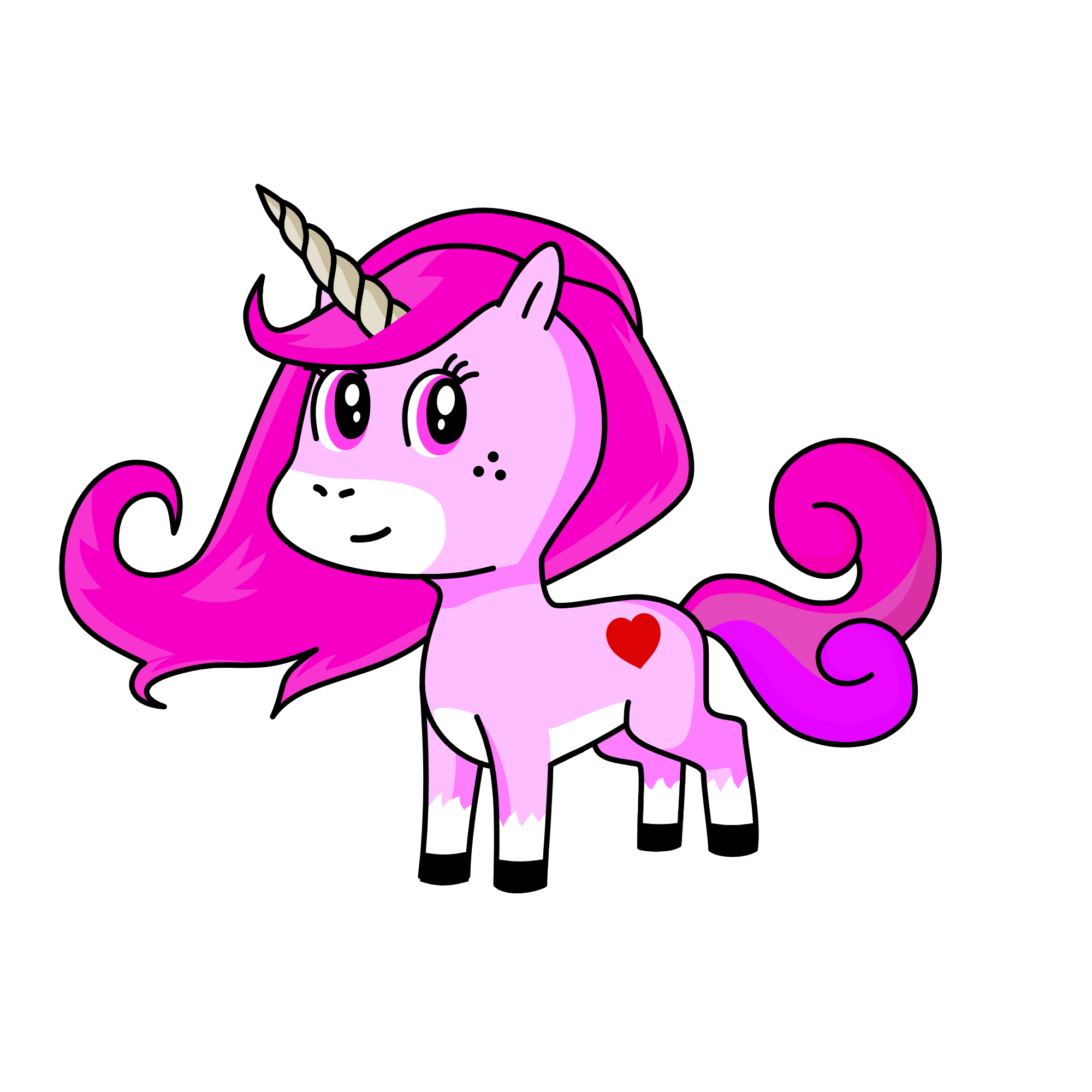 MARINETTE, the unicorn