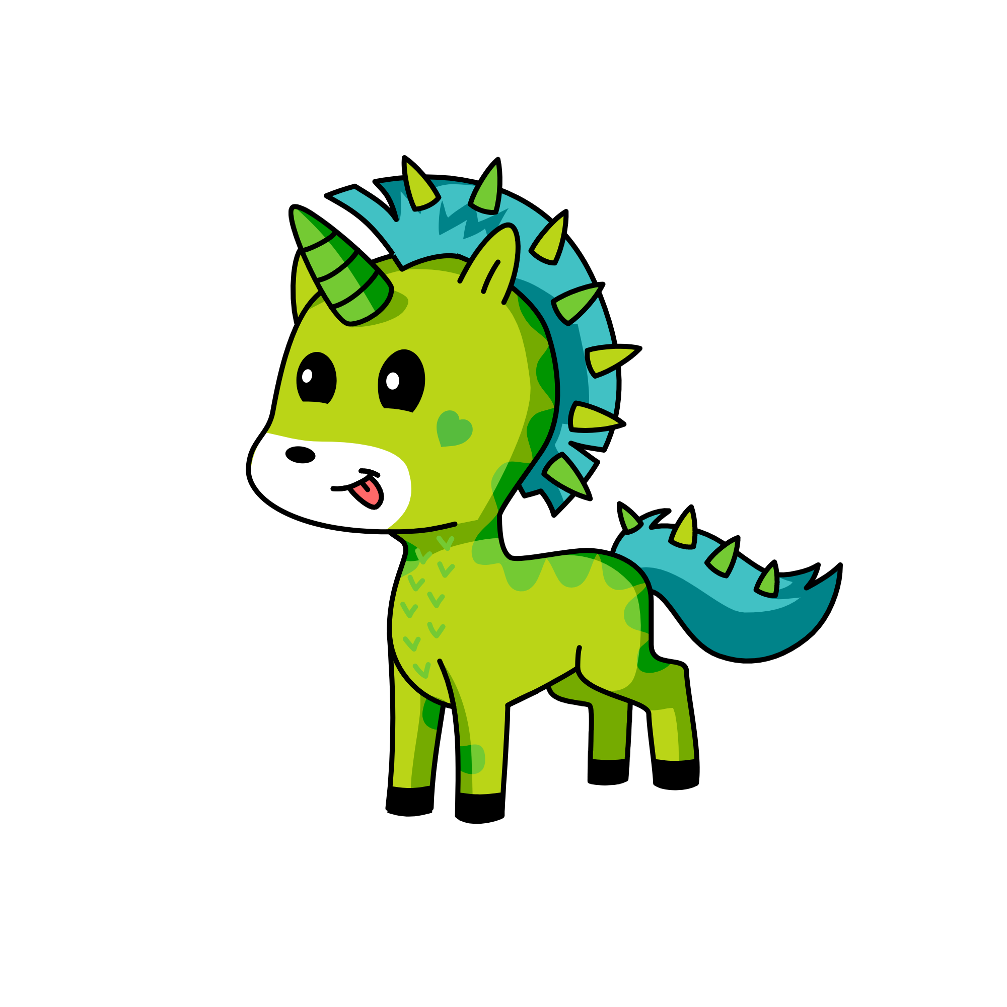 Dinorawr, the unicorn