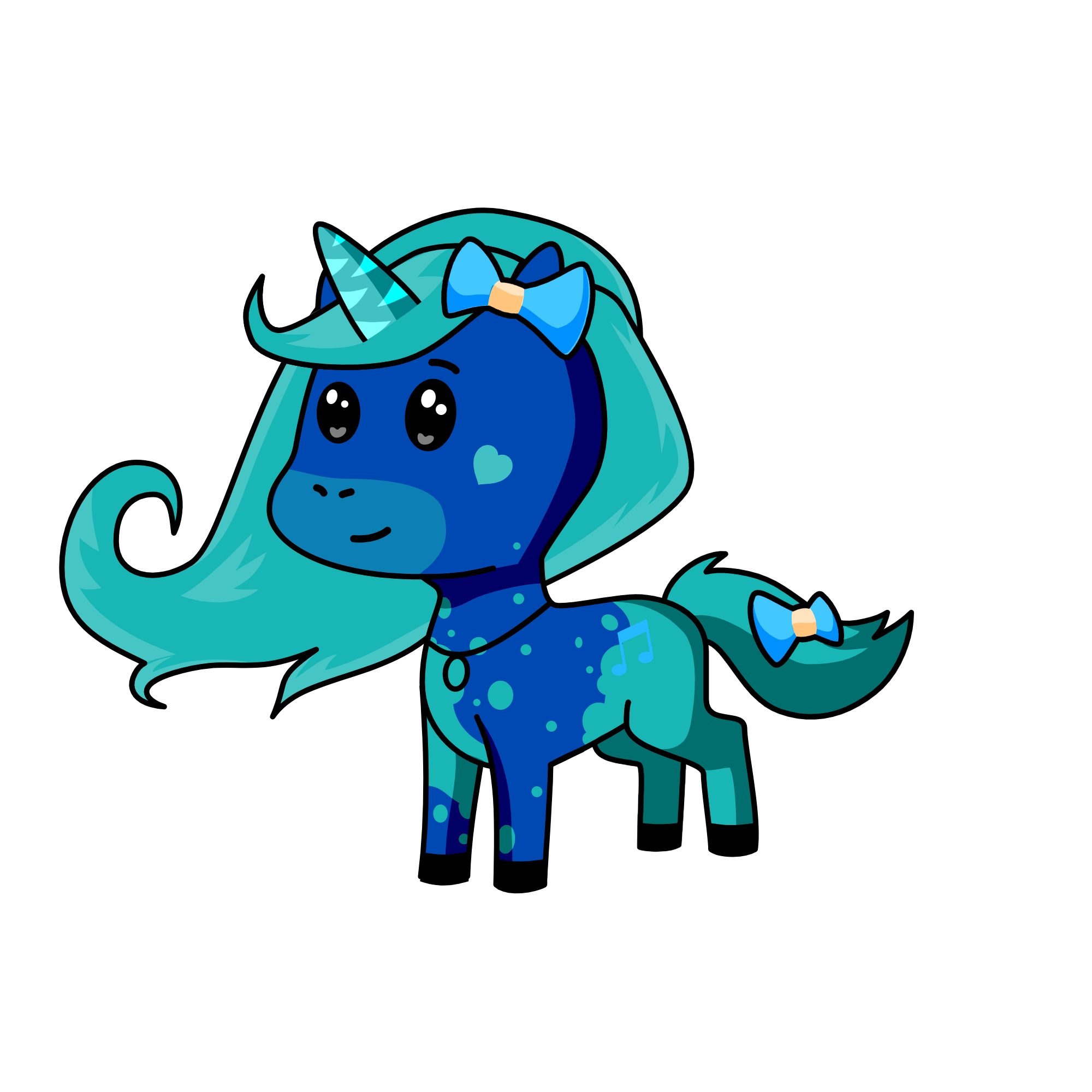 Sky, the unicorn
