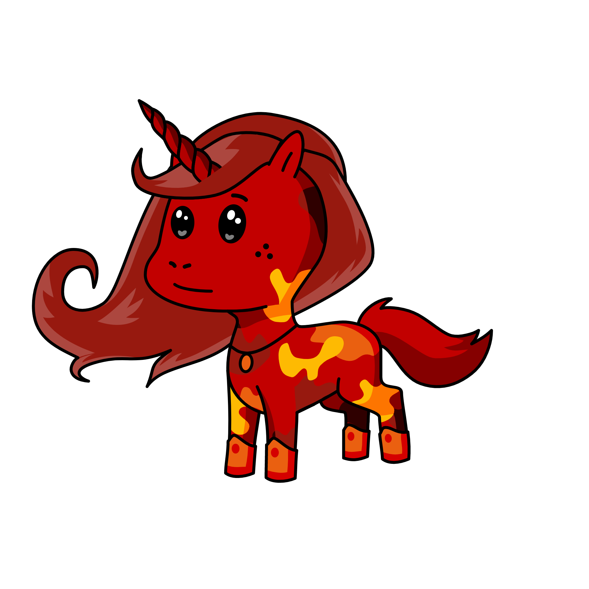 Amber, the unicorn