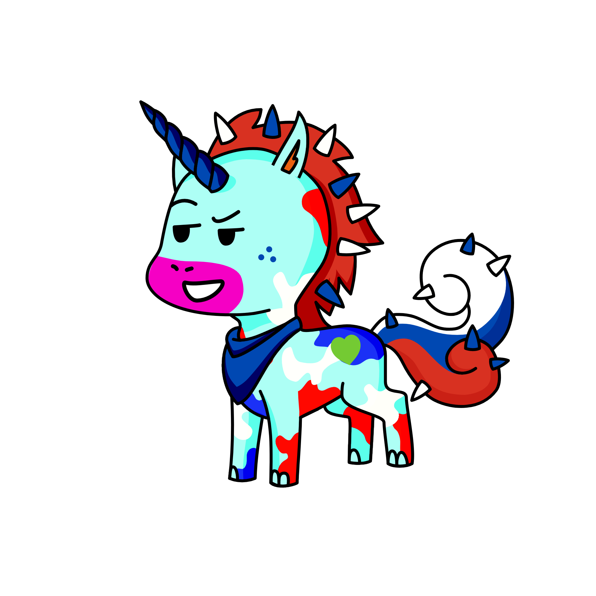 Karjoki. snow unicorn, the unicorn