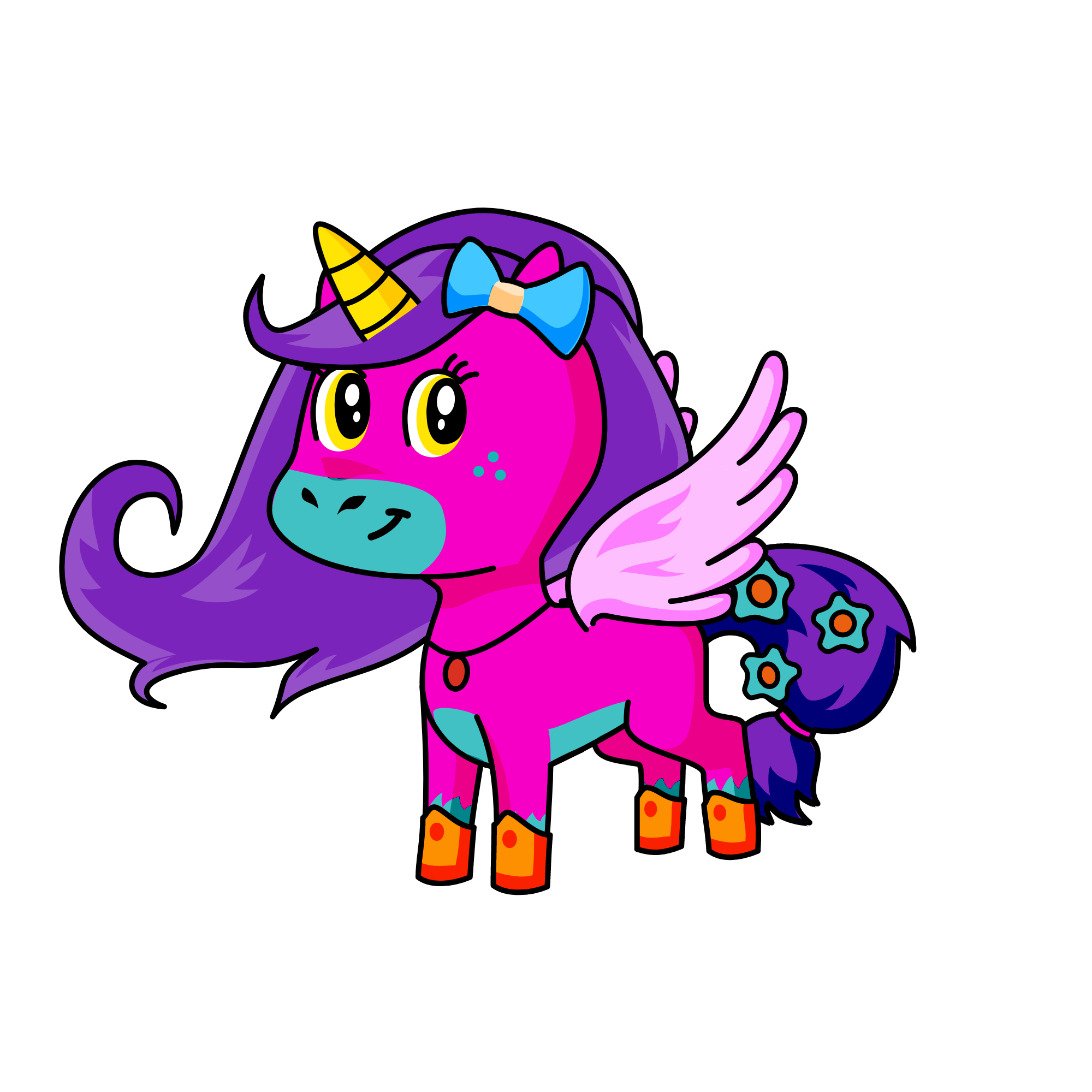 Dazzle, the unicorn