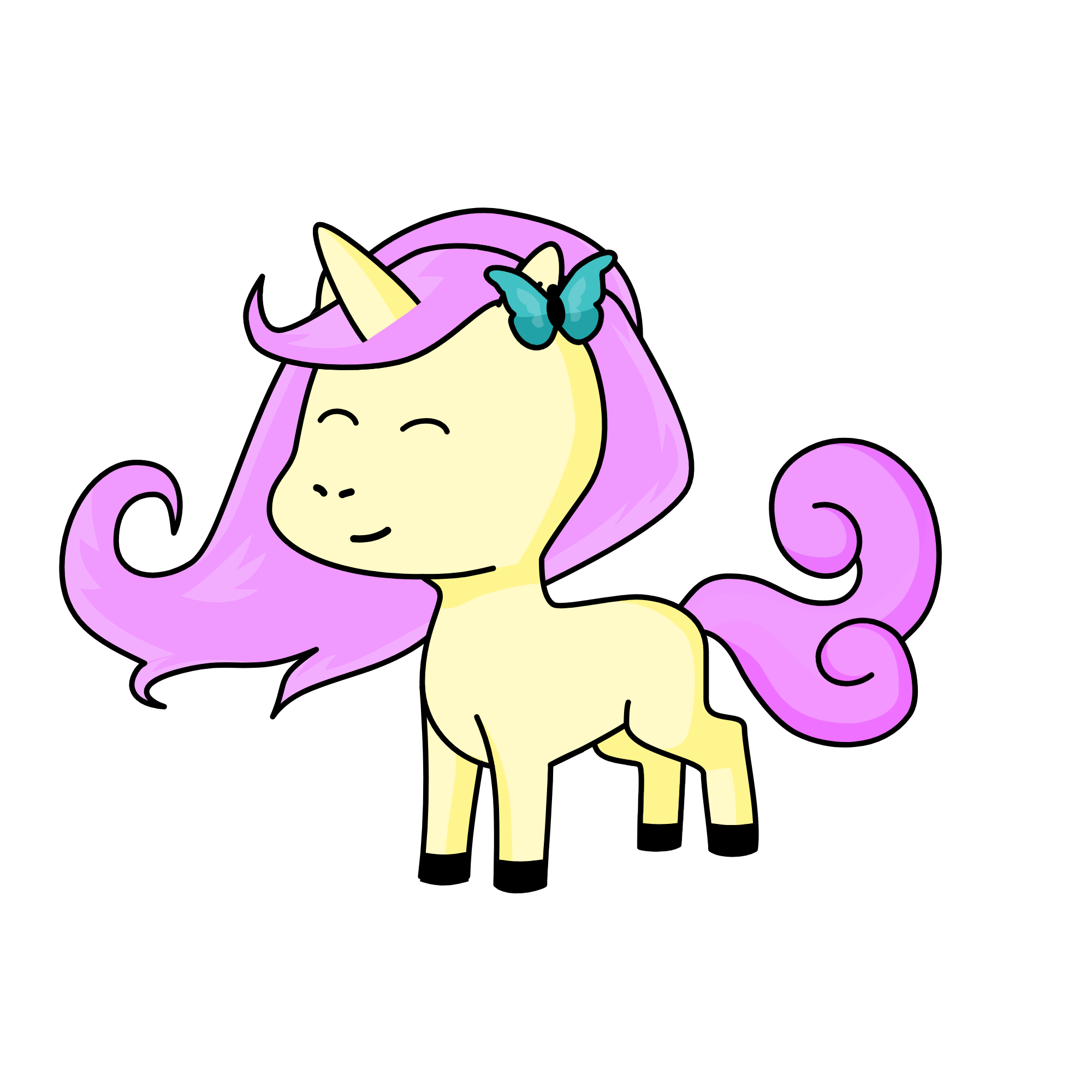 Fluttershy, the unicorn