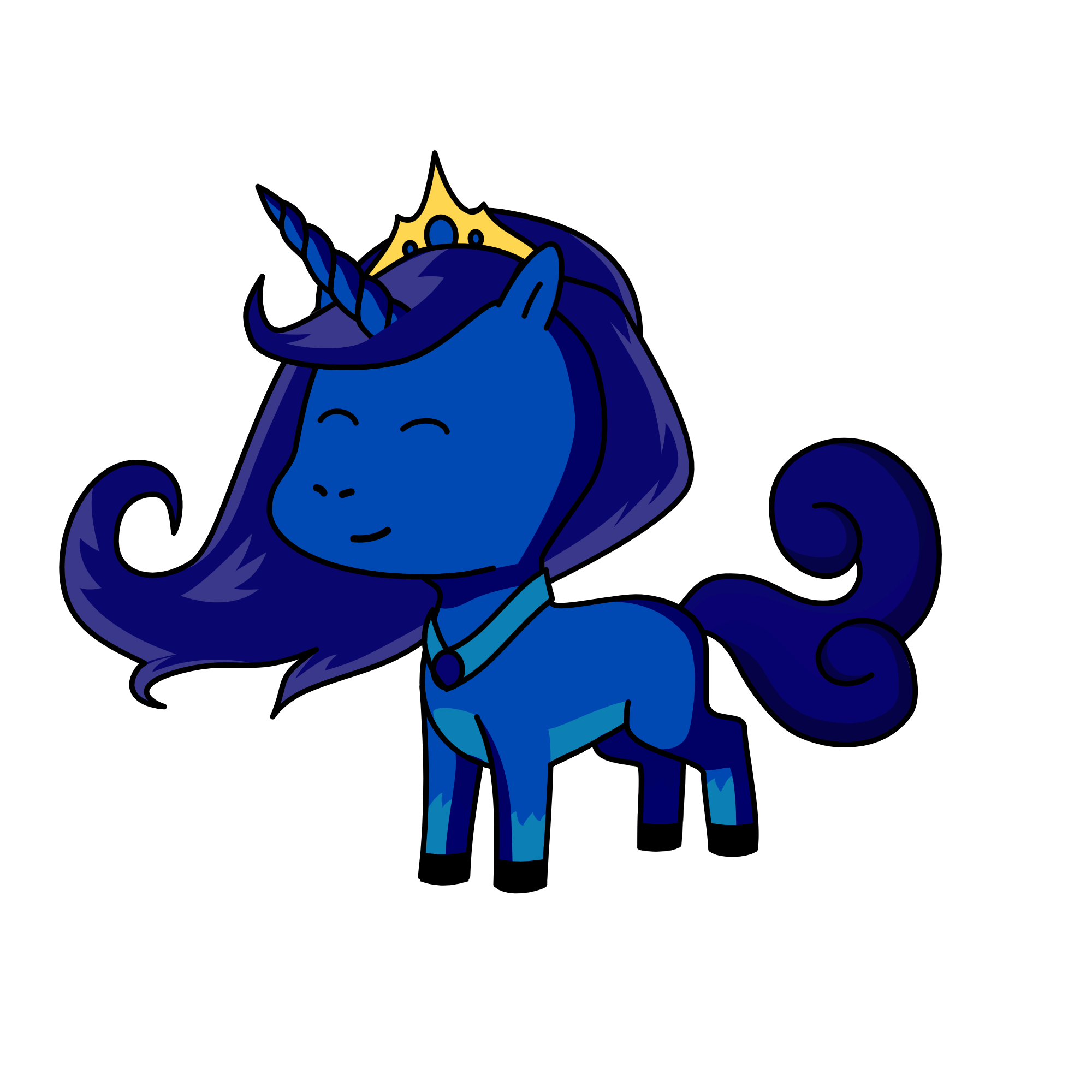 Princess Luna, the unicorn