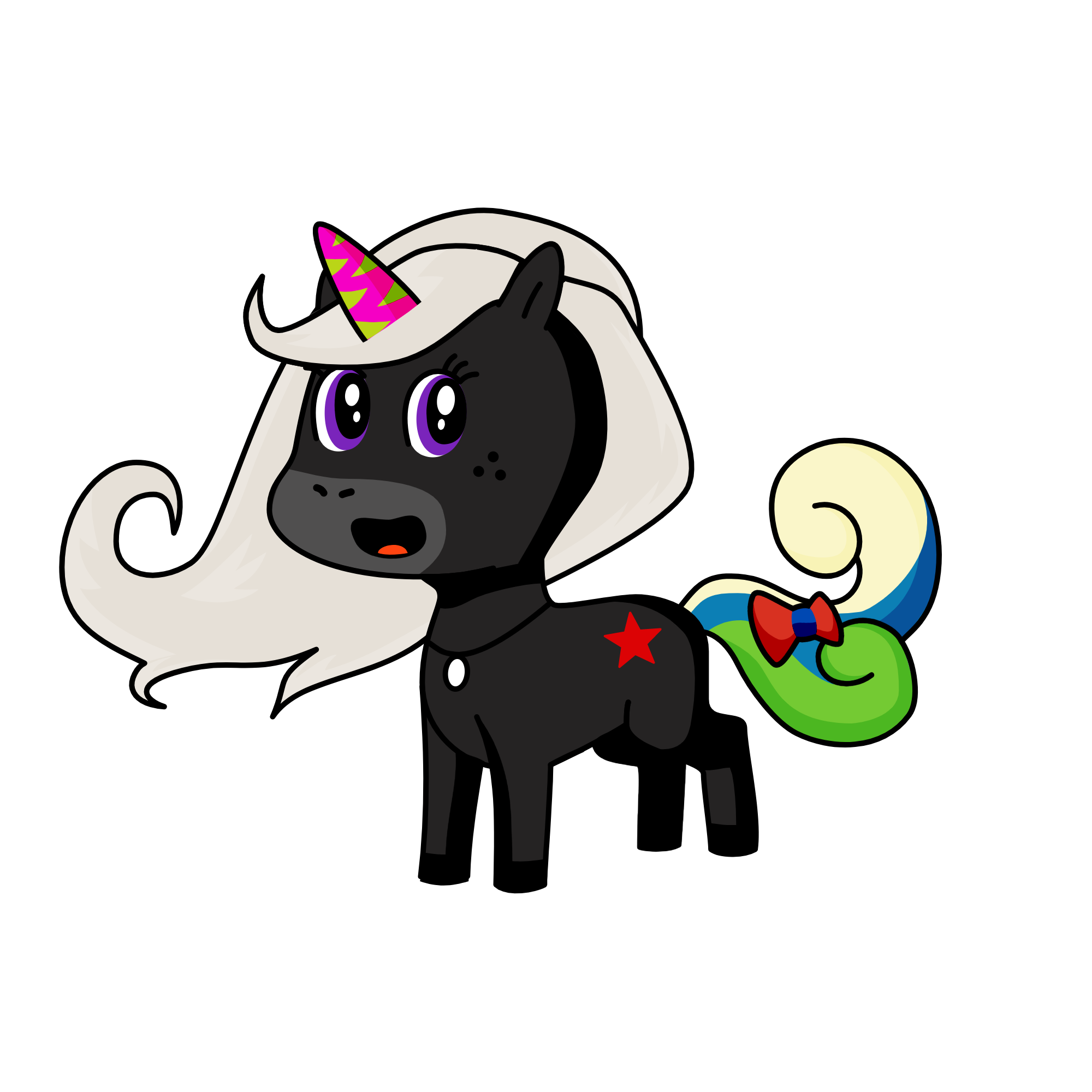 Black Diamond, the unicorn
