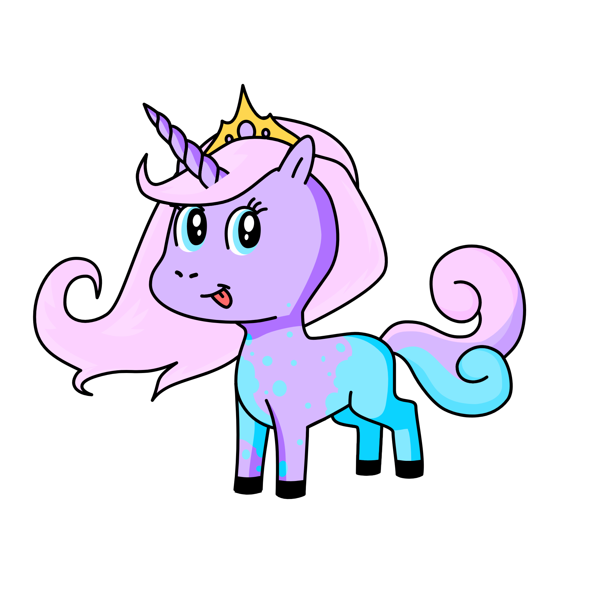 Pastel, the unicorn