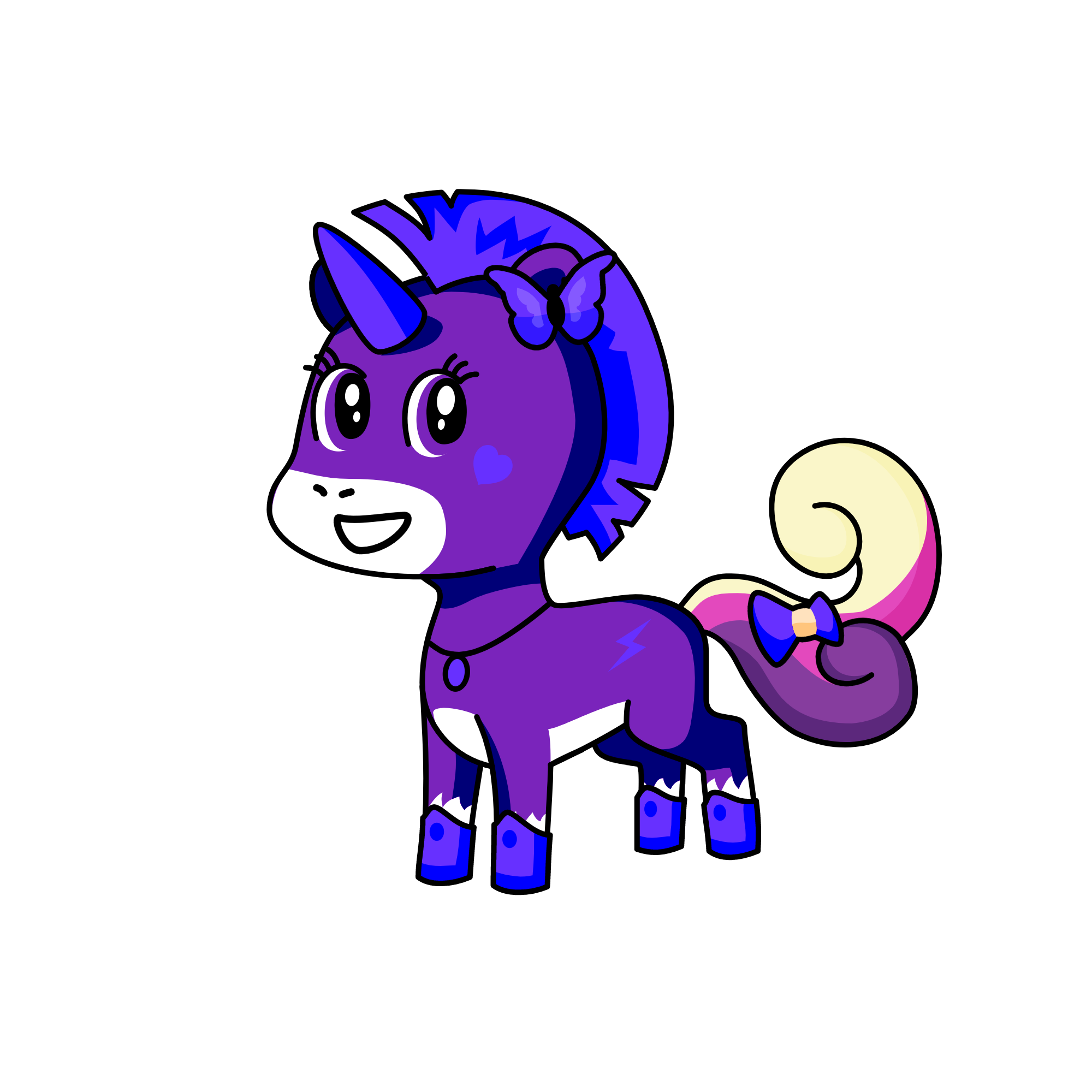 midnight luna, the unicorn