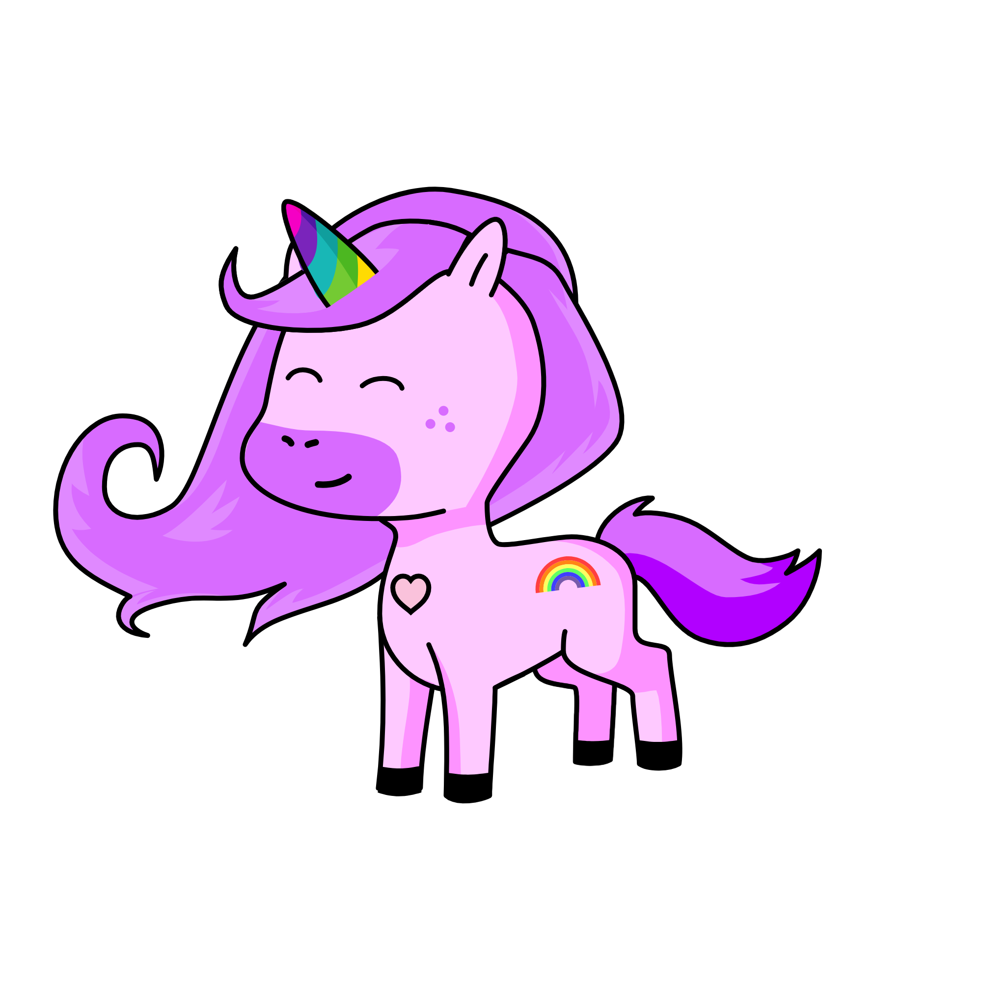 kawaii, the unicorn