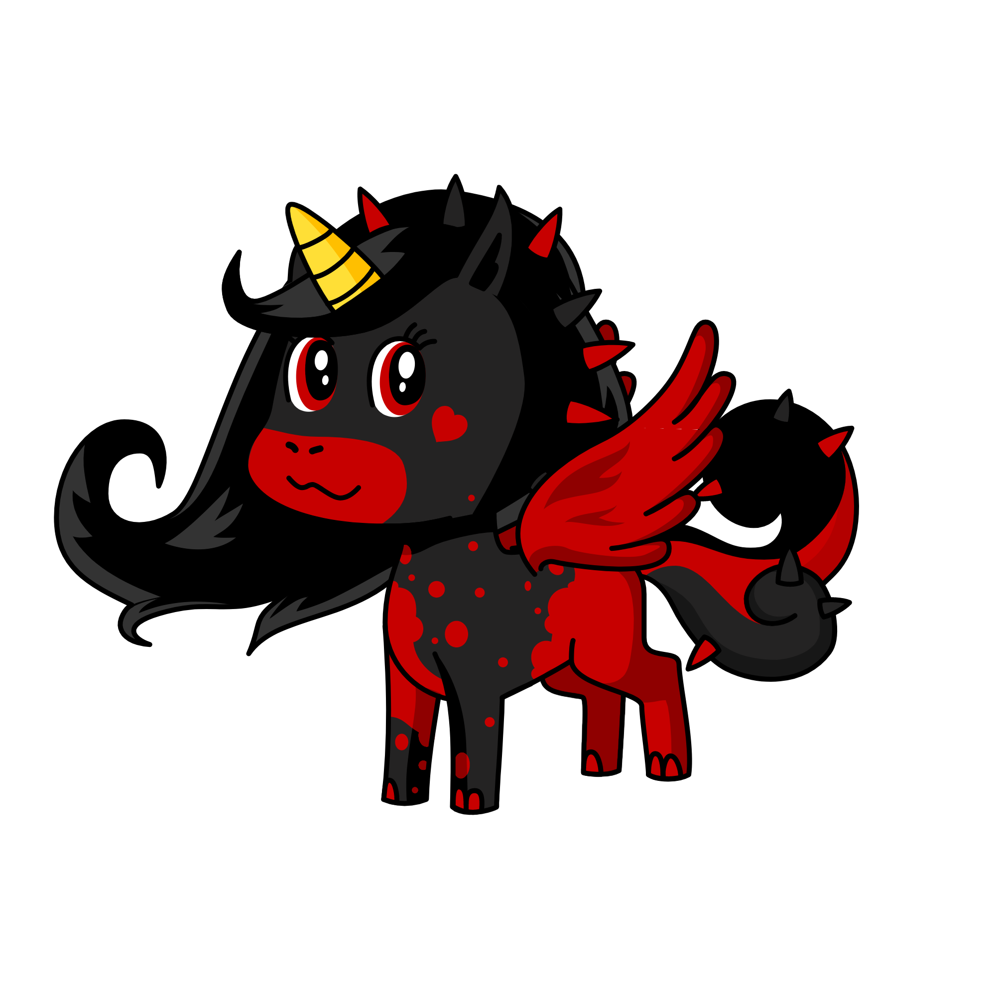Red Smoke, the unicorn