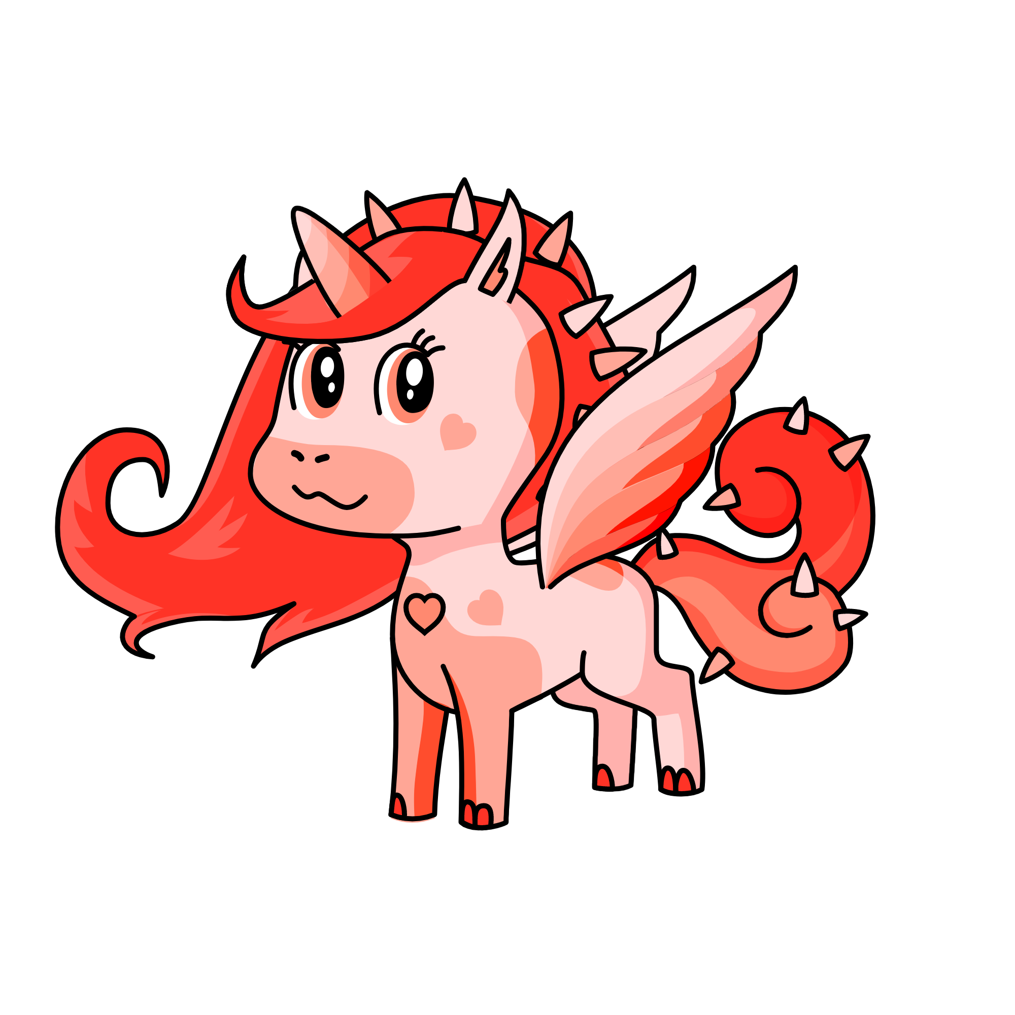 50 Shades Of Pink, the unicorn