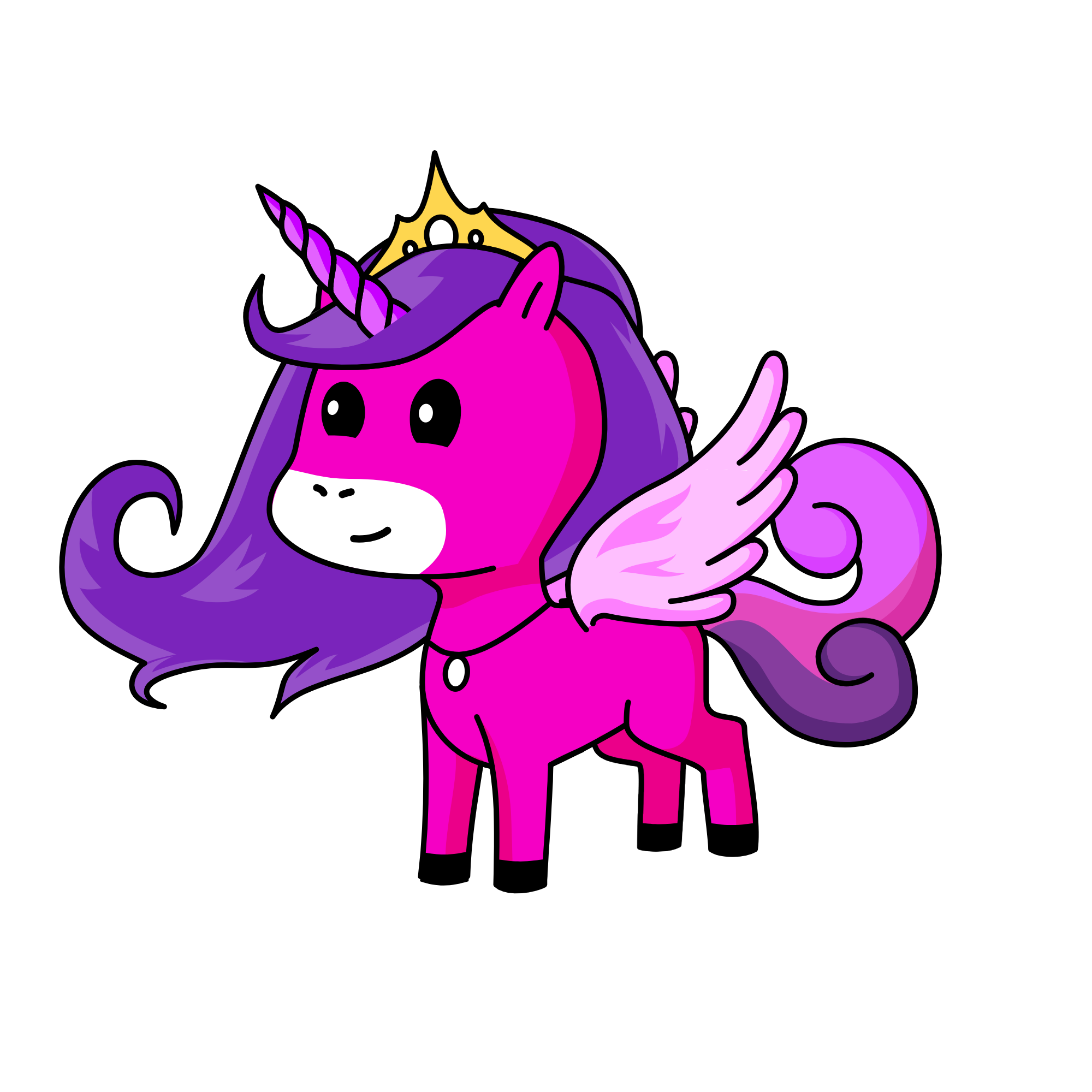 pricess, the unicorn