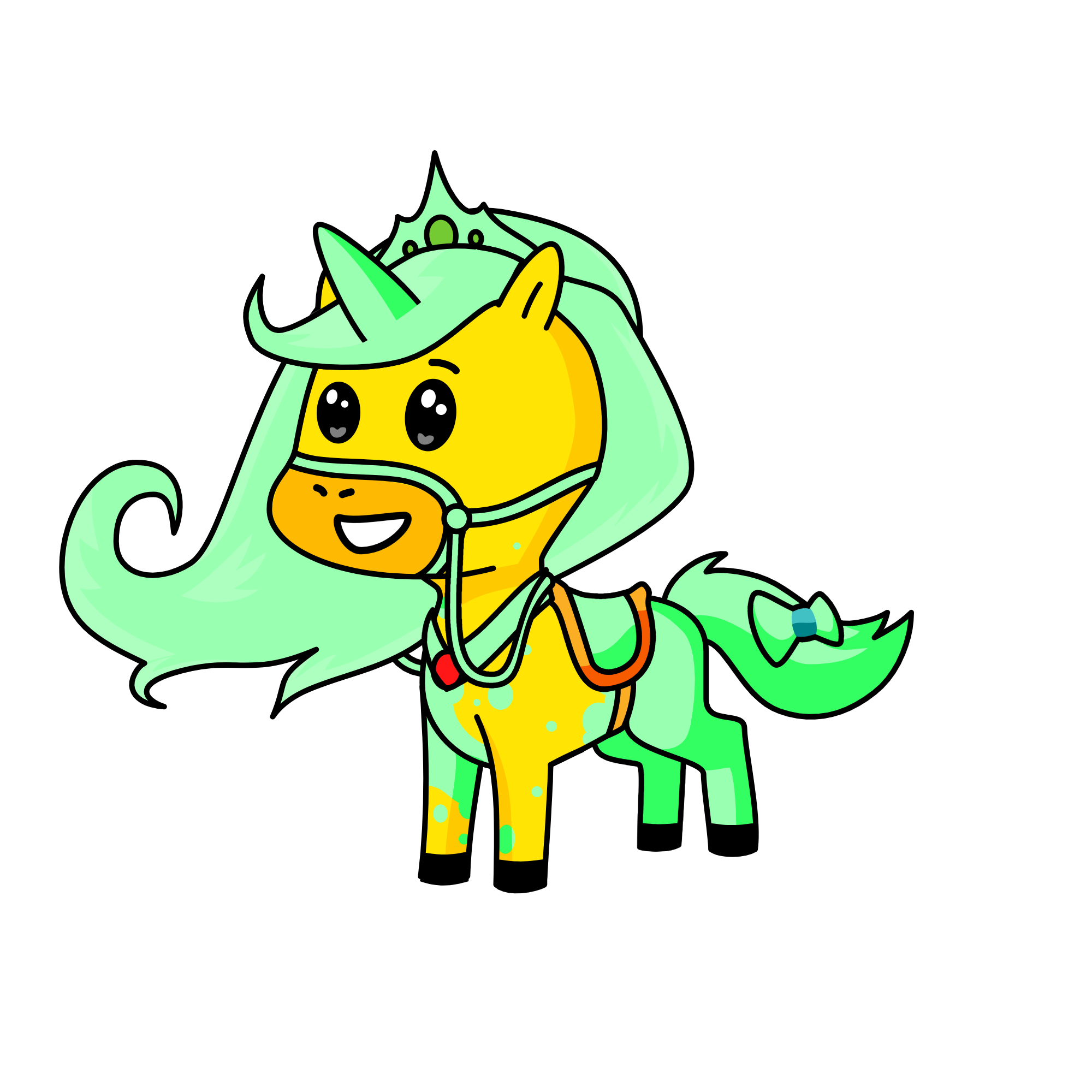snowy, the unicorn