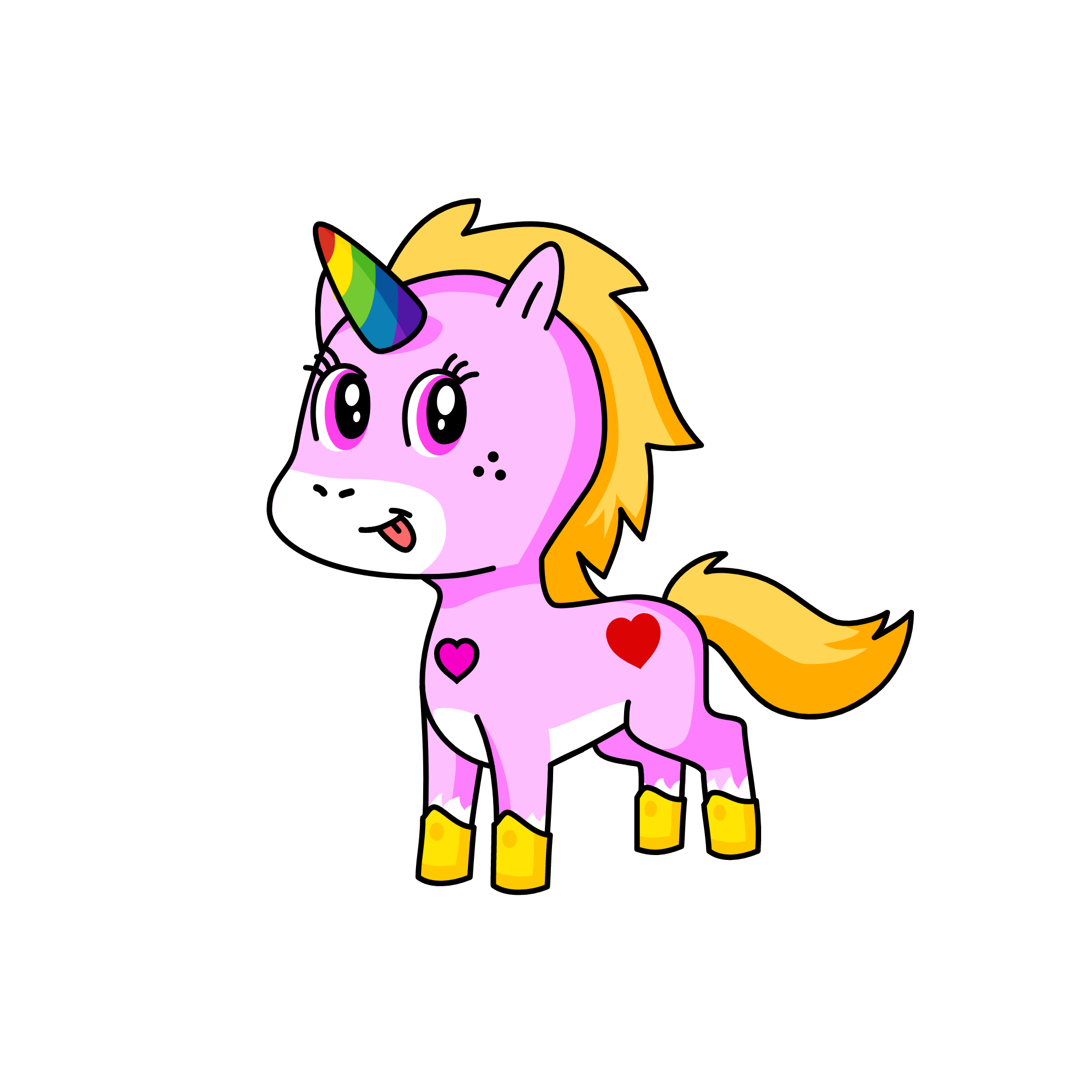 Cupcake, the unicorn