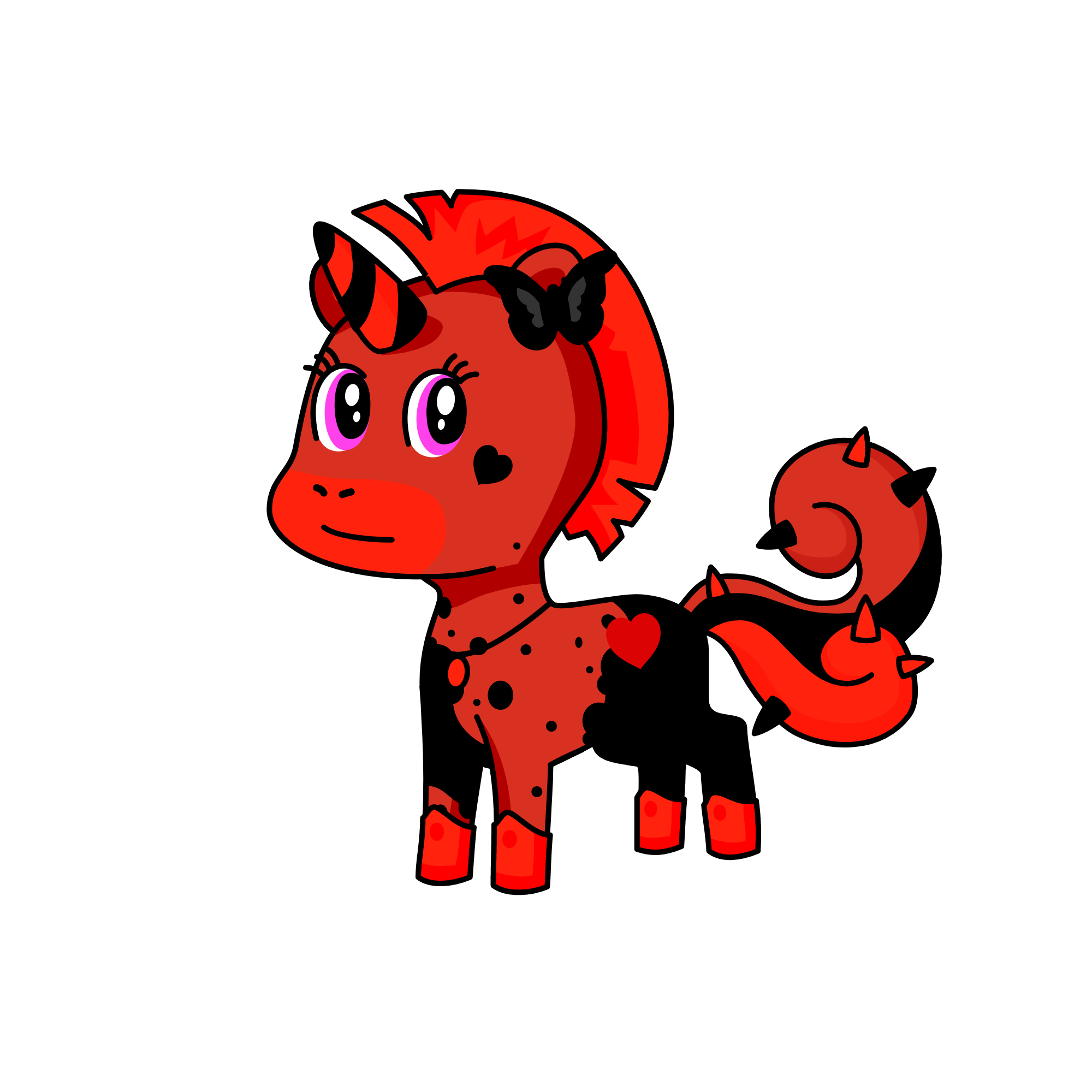 red smoke, the unicorn