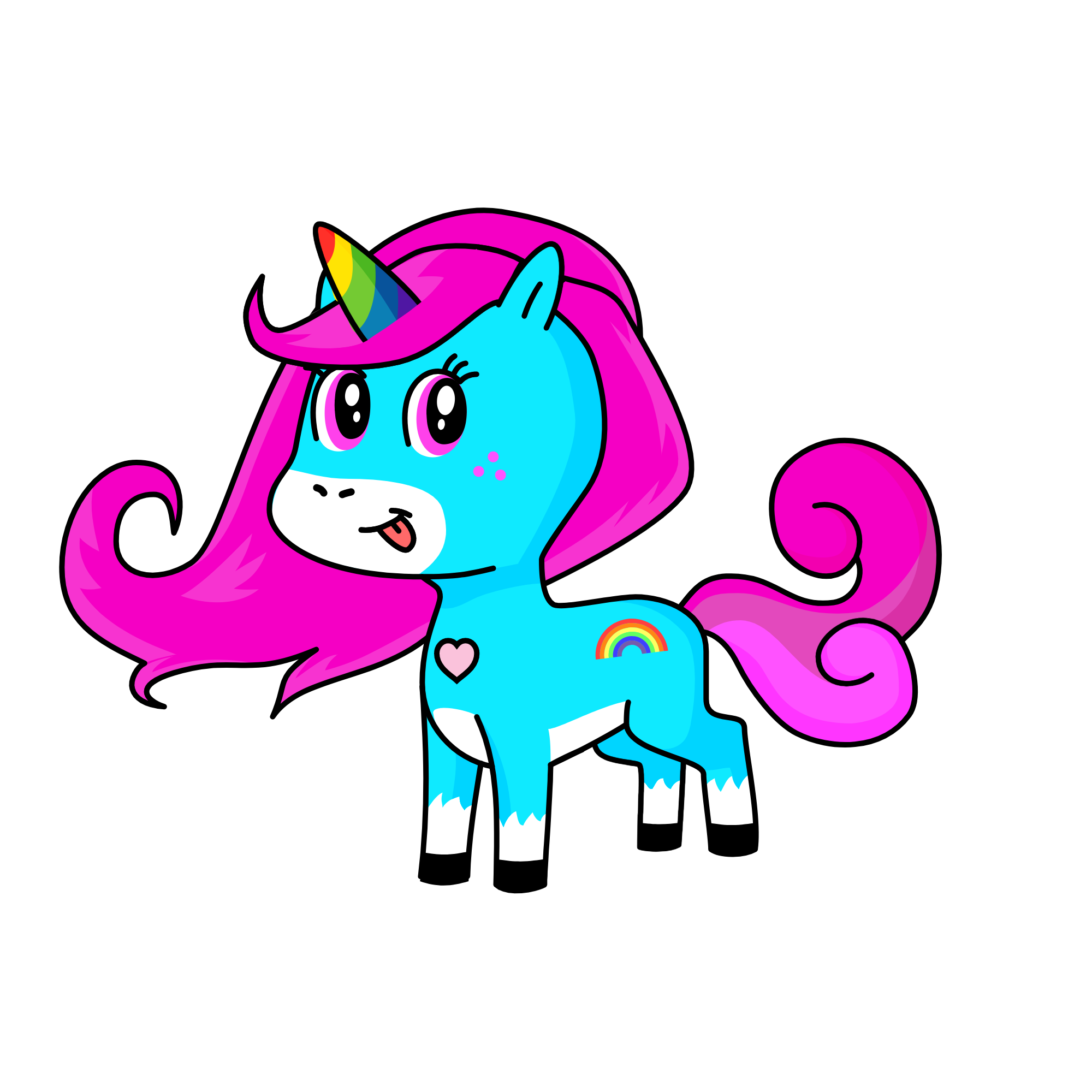 Cotton Candy, the unicorn