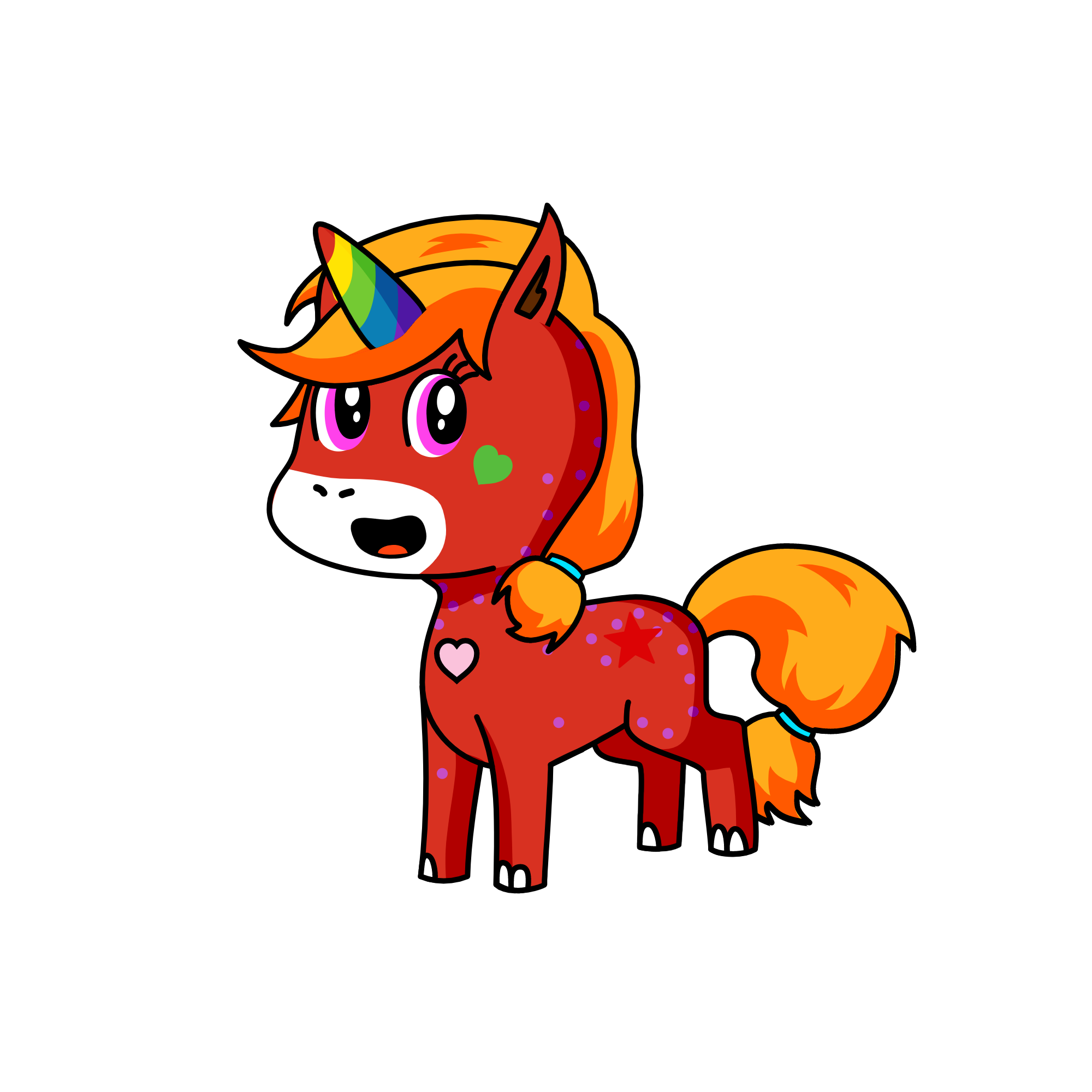 Berry, the unicorn