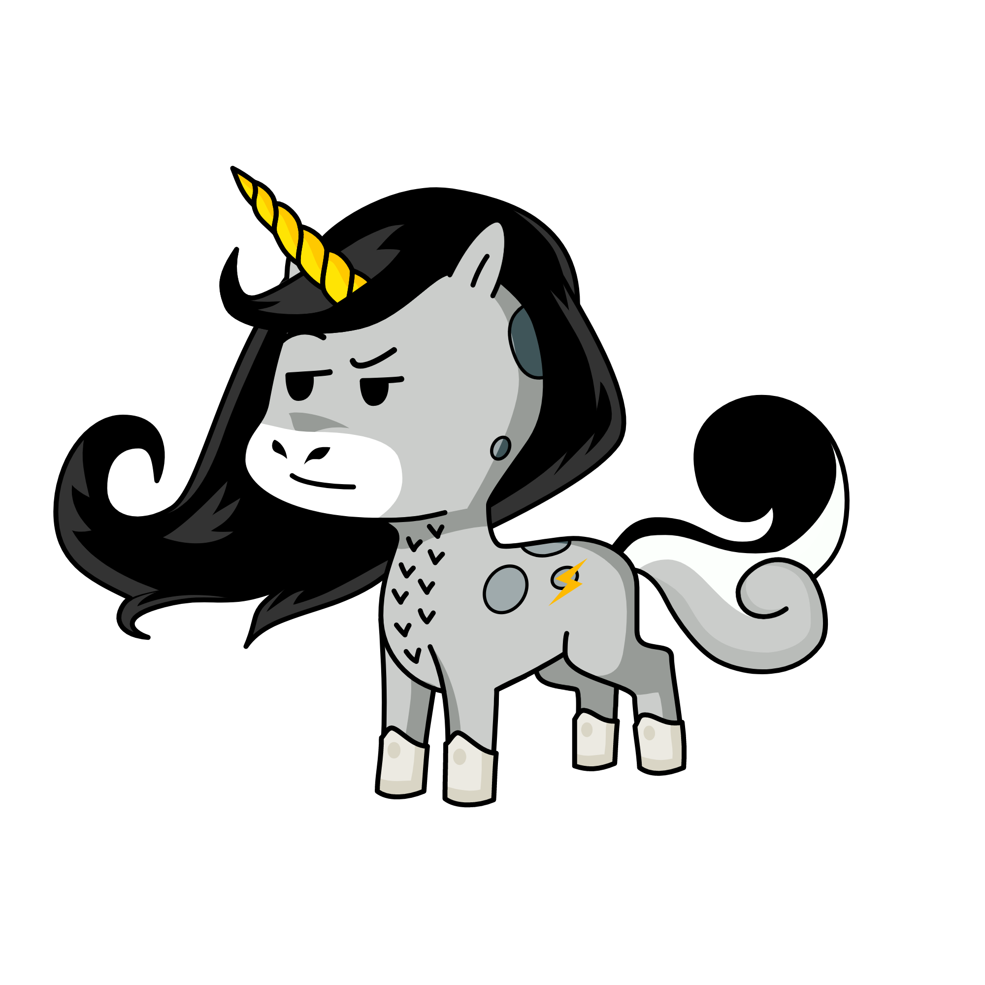 Stormy, the unicorn