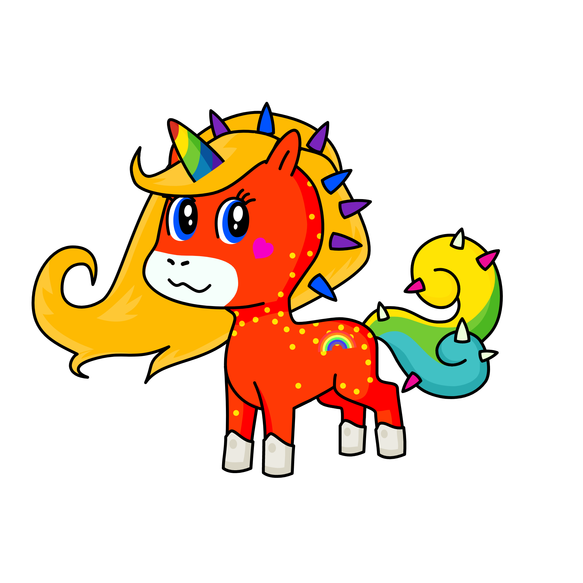 rainbow, the unicorn