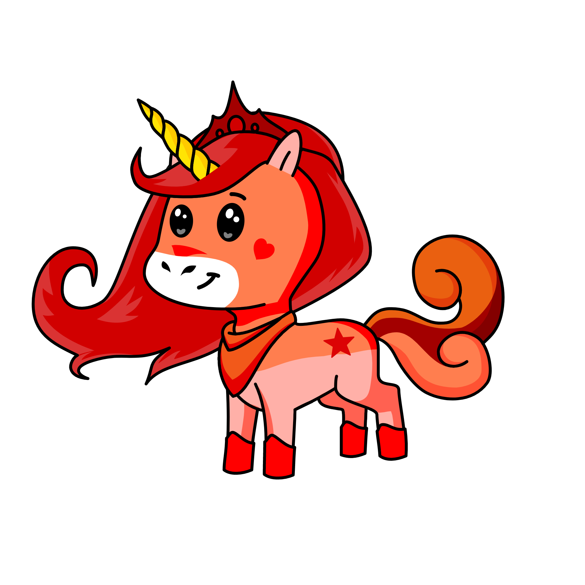 Redleigh, the unicorn