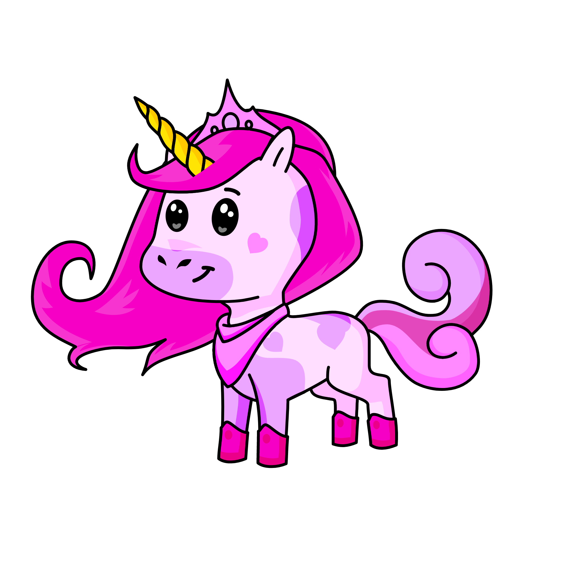 Valentine, the unicorn
