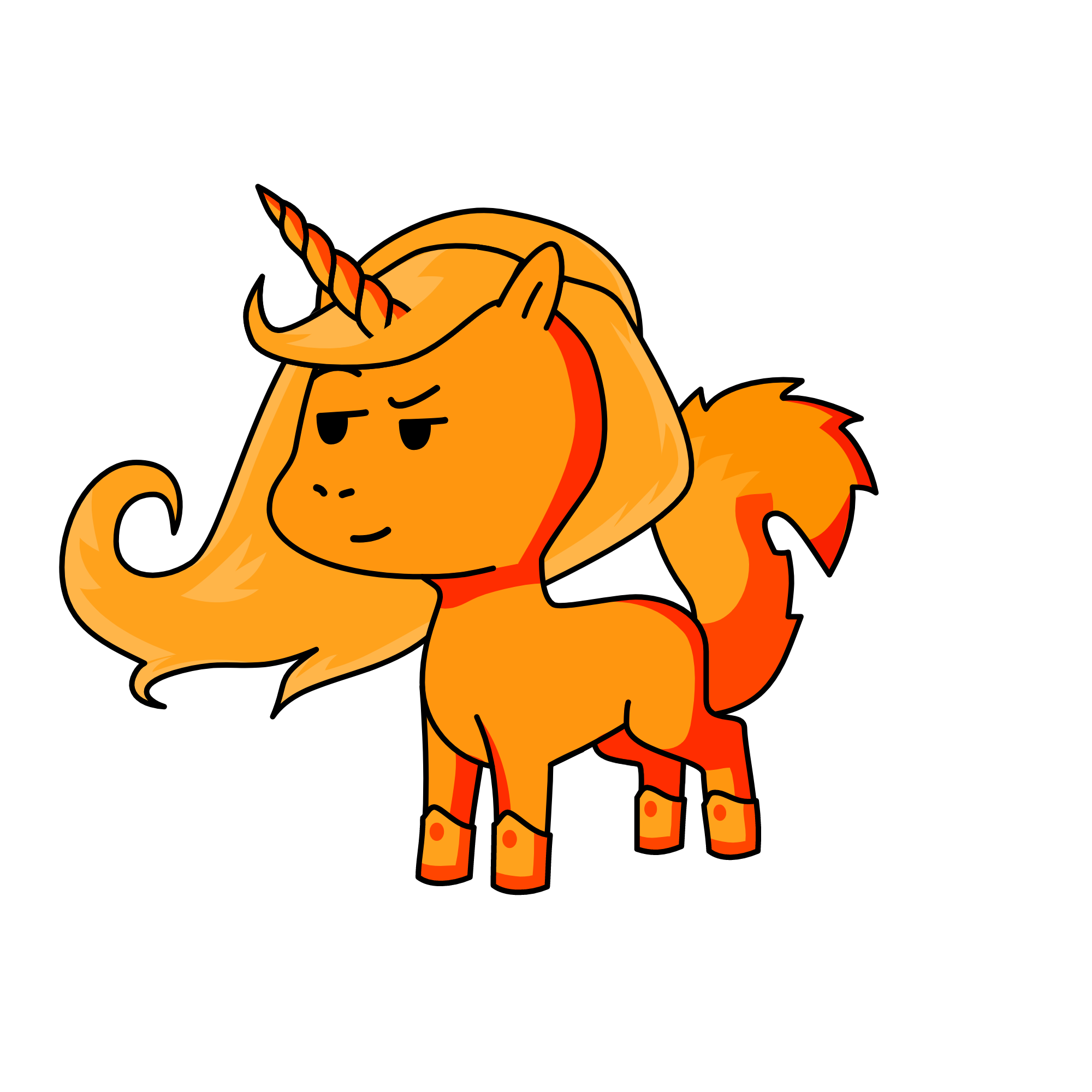 Fox, the unicorn