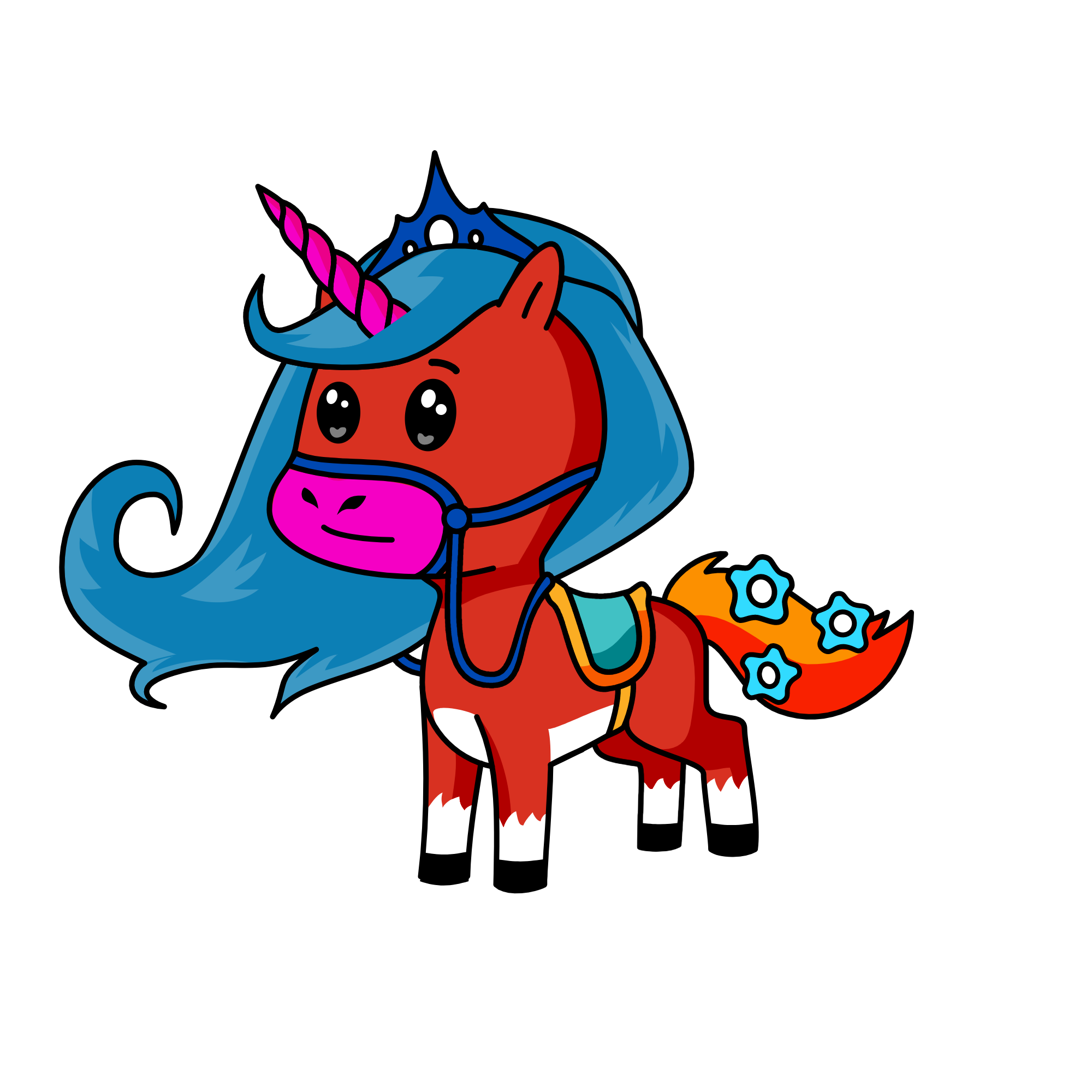 cat, the unicorn