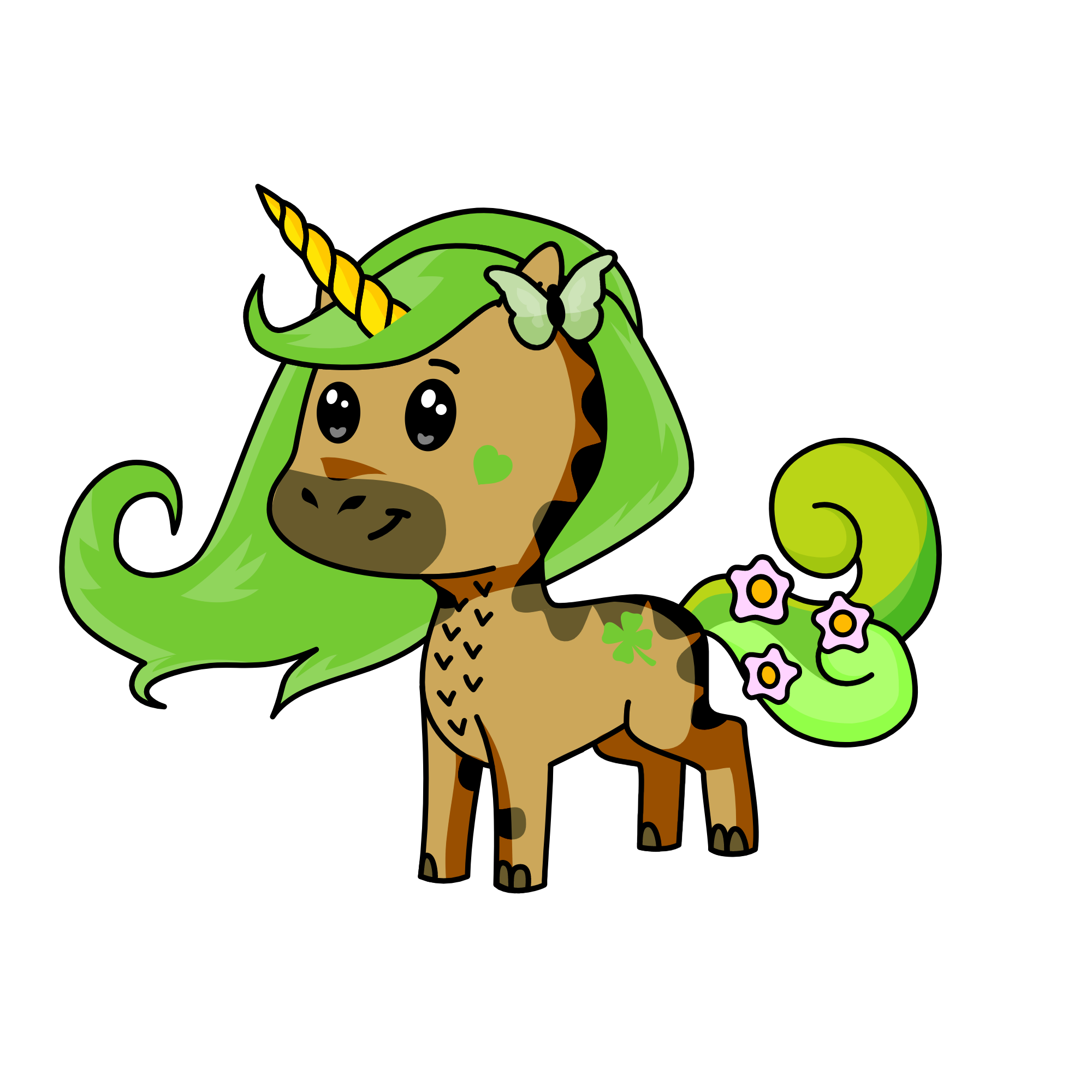 Blossom, the unicorn