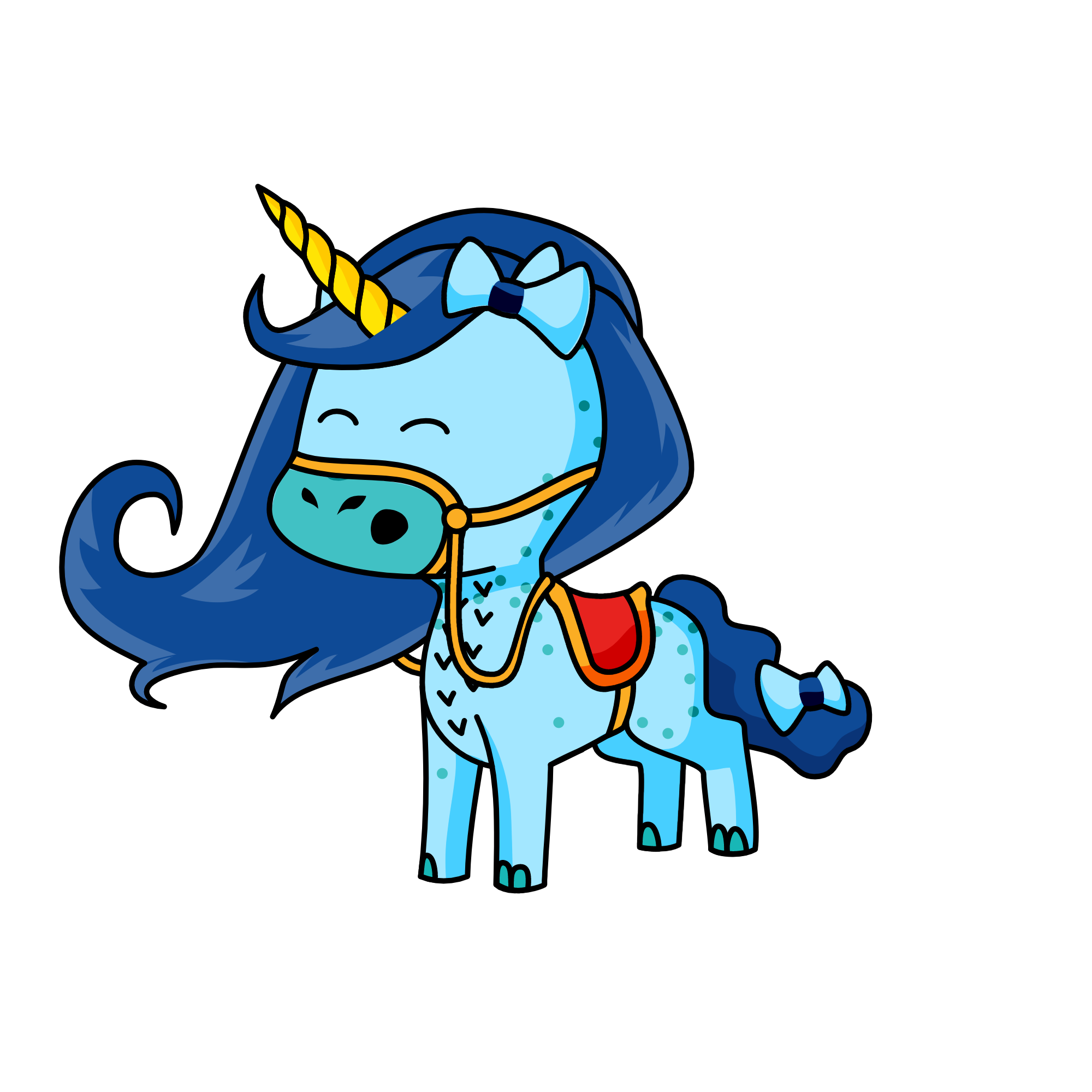 Teary, the unicorn