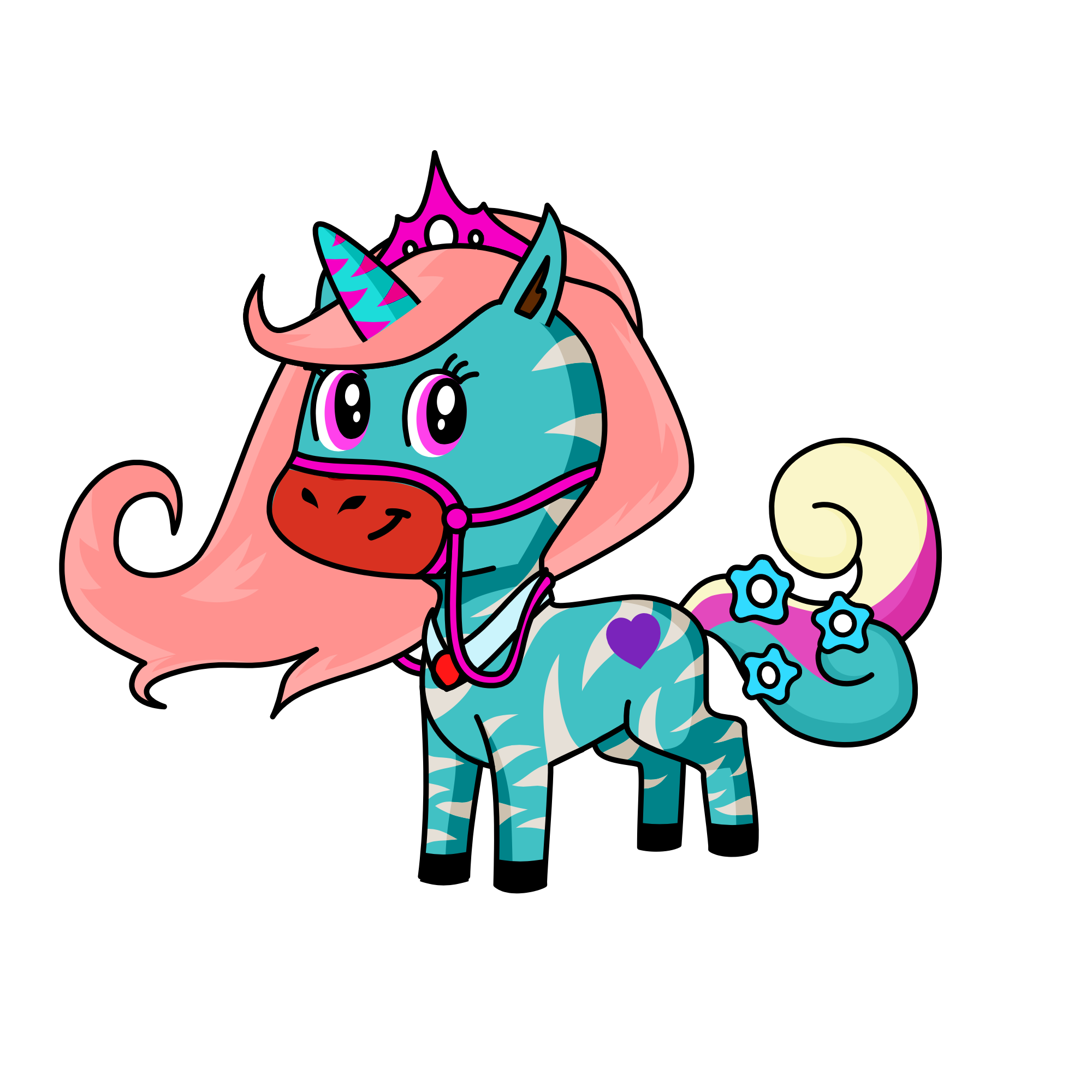 Ioni , the unicorn