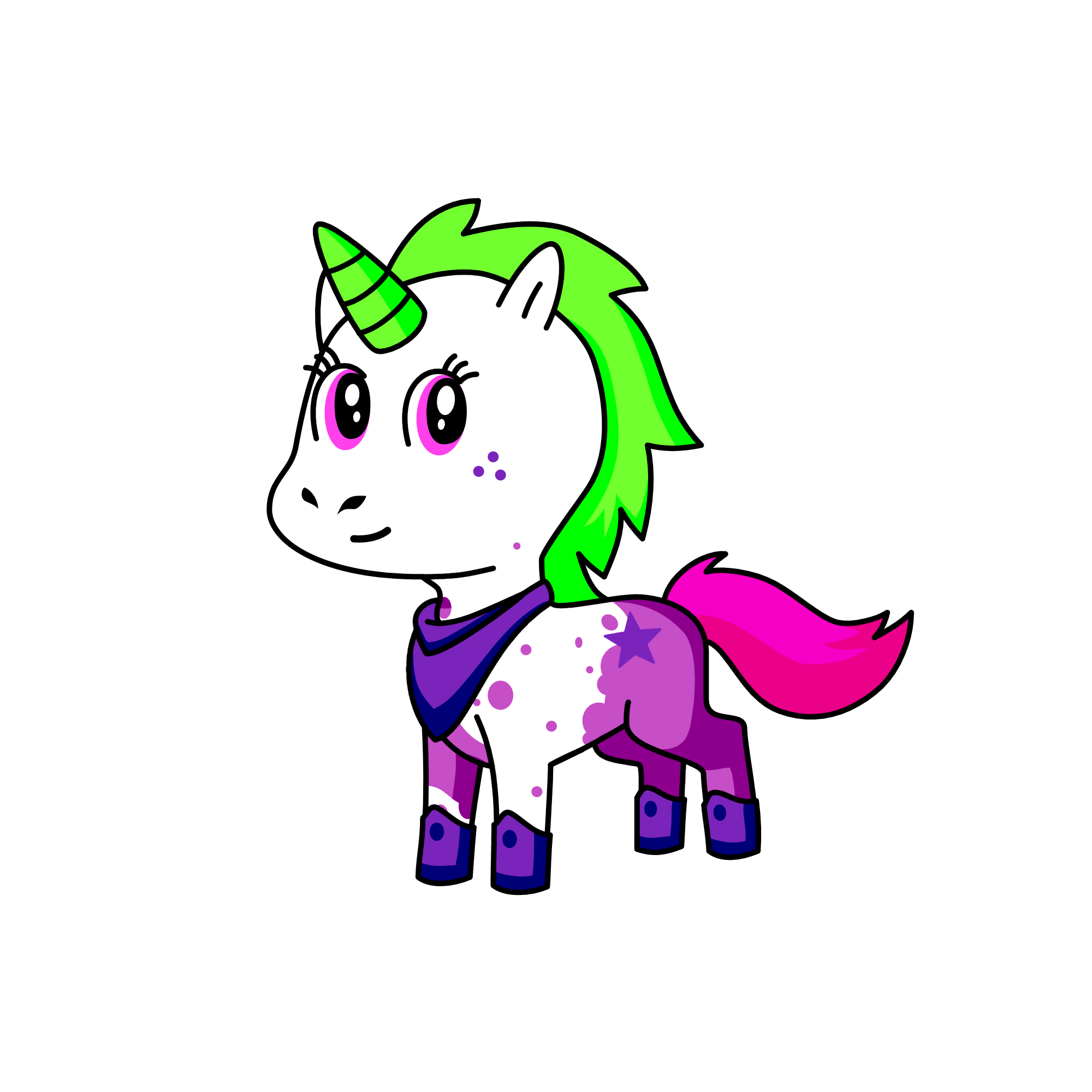 Luna , the unicorn