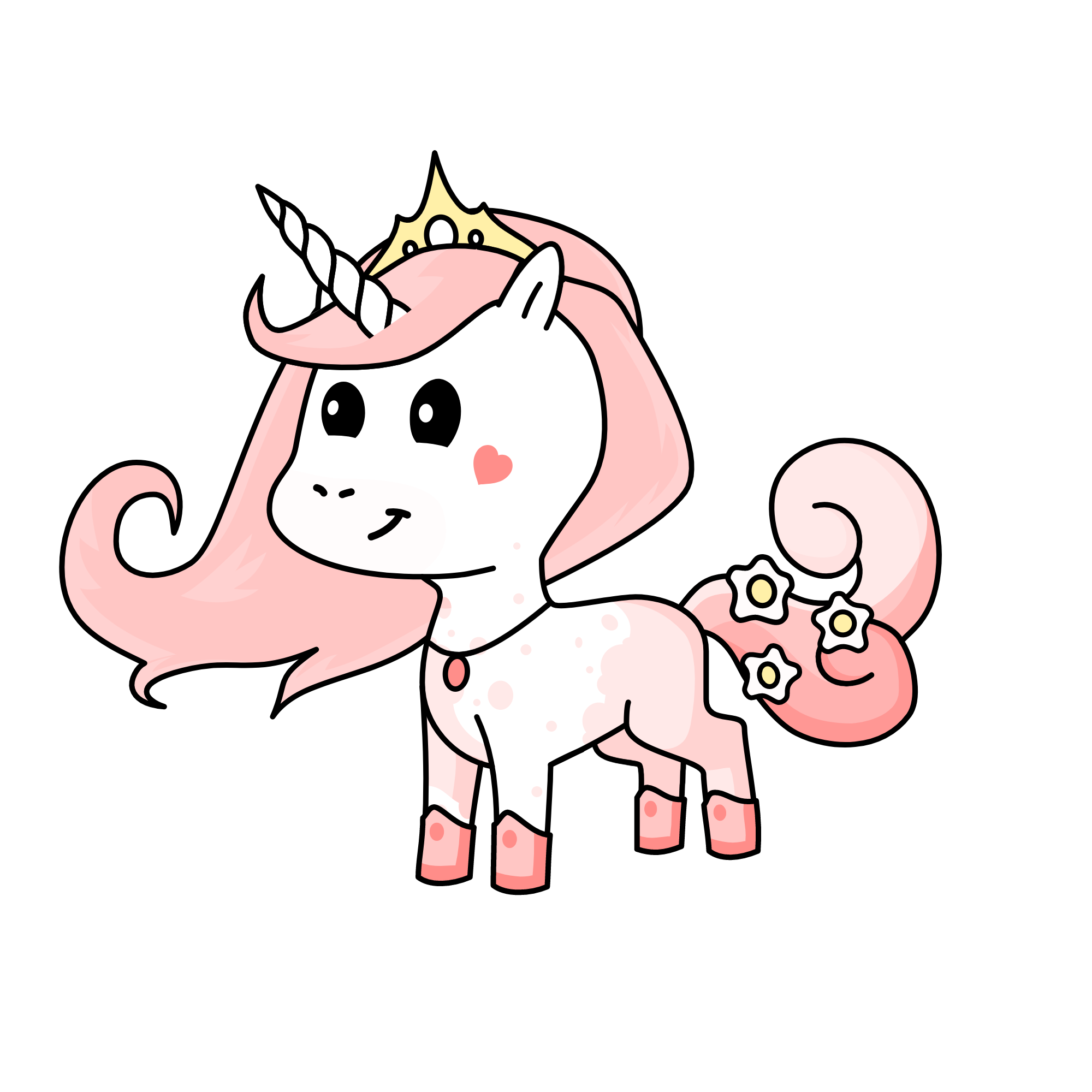 Queen Blossom of Cherries, the unicorn