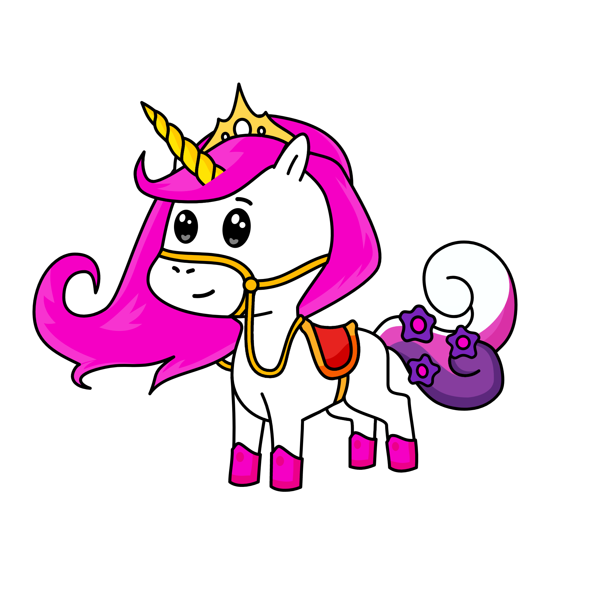 Princess Charlotte of Cambridge, the unicorn