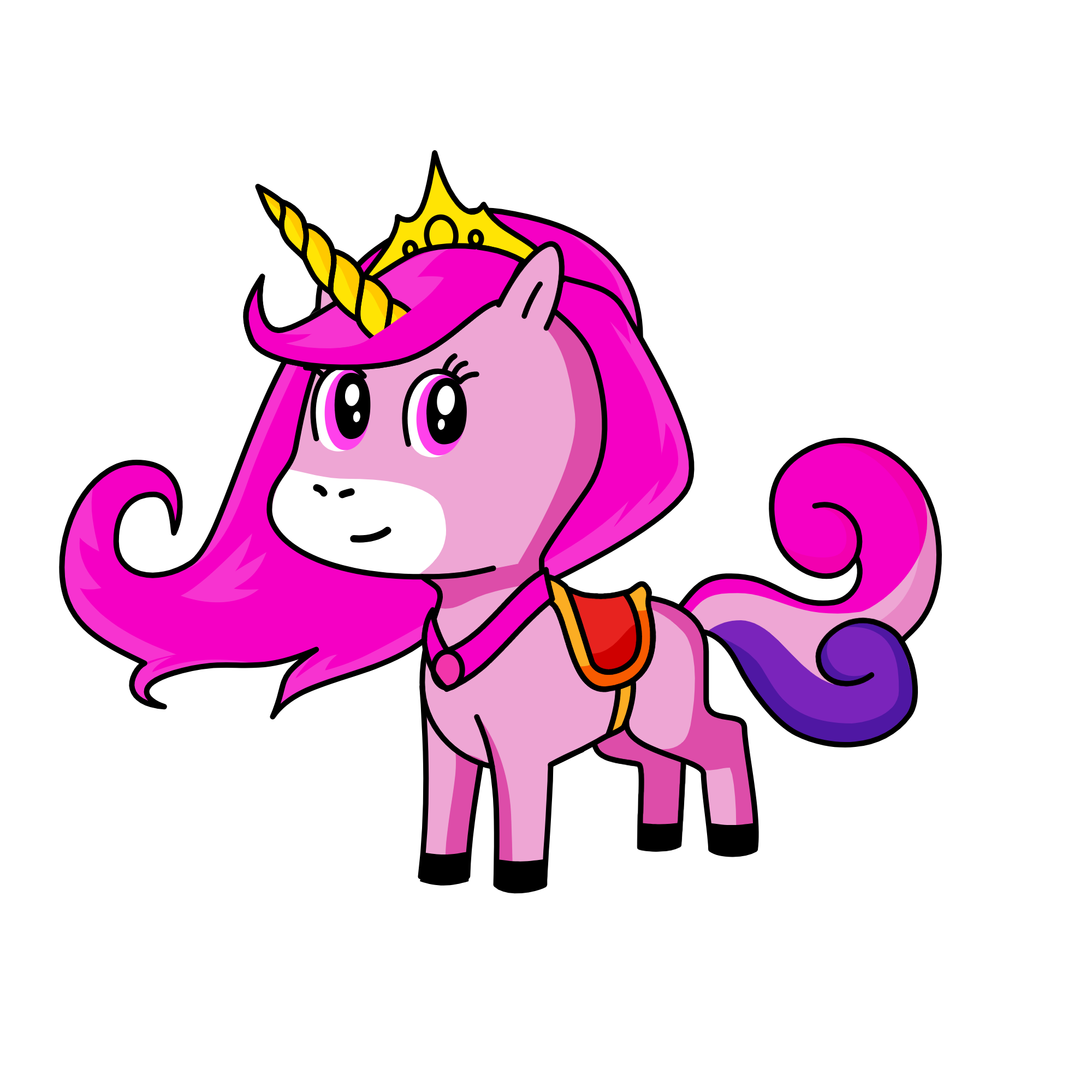 Pinky, the unicorn