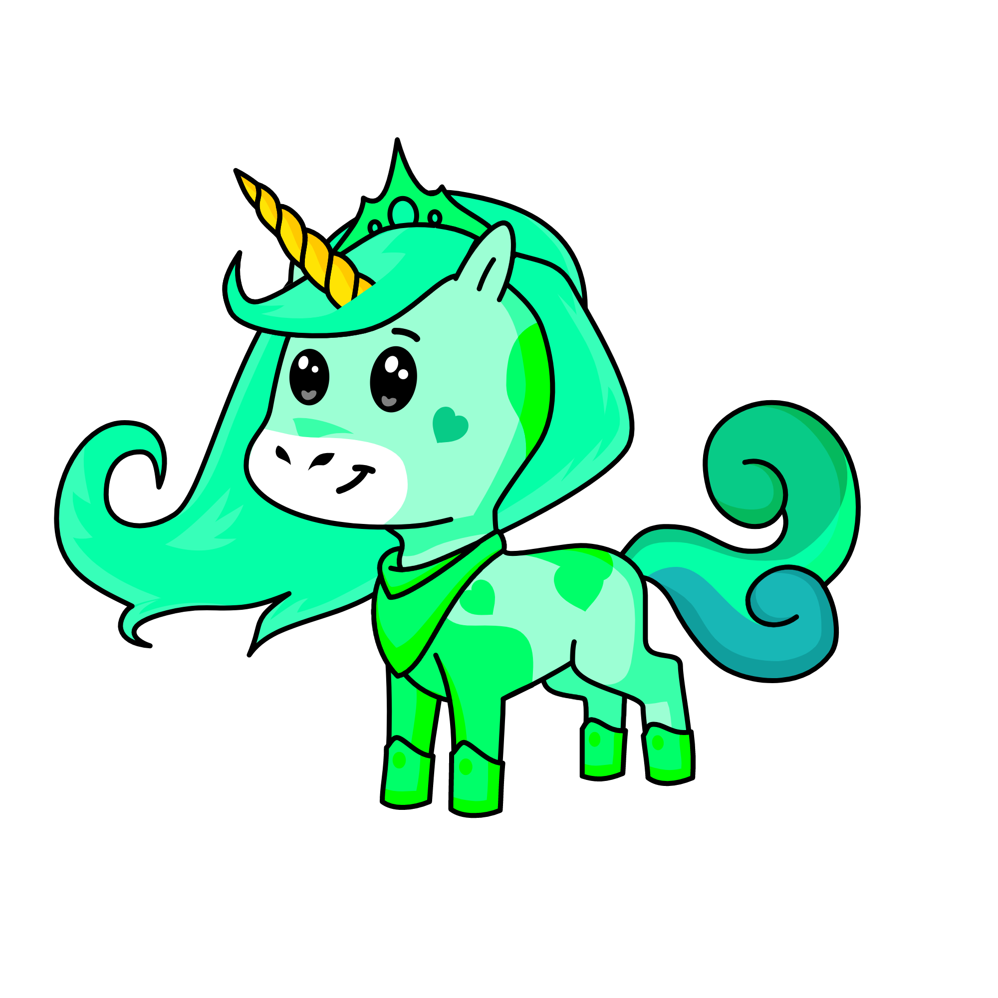 Tealeigh, the unicorn