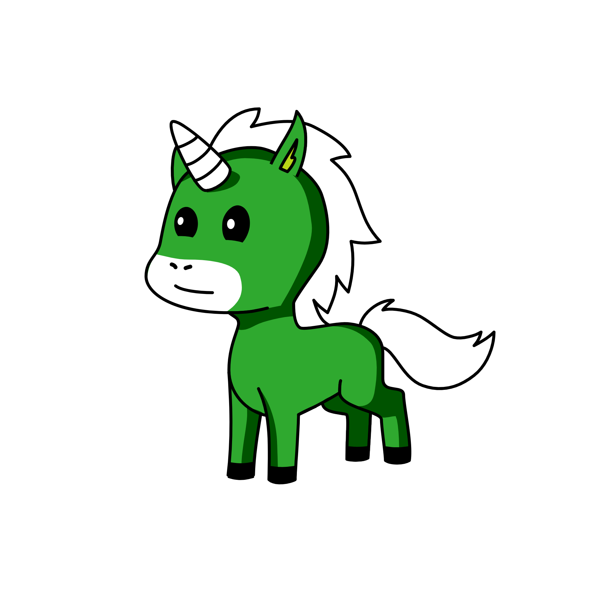M, the unicorn