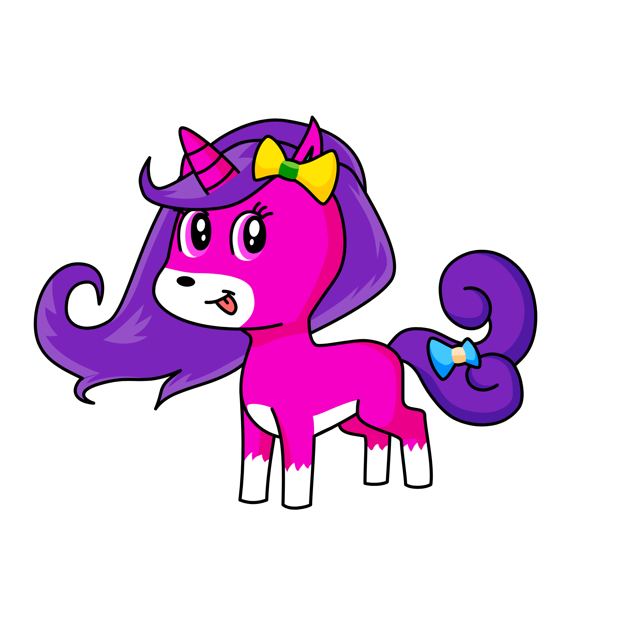 cat, the unicorn
