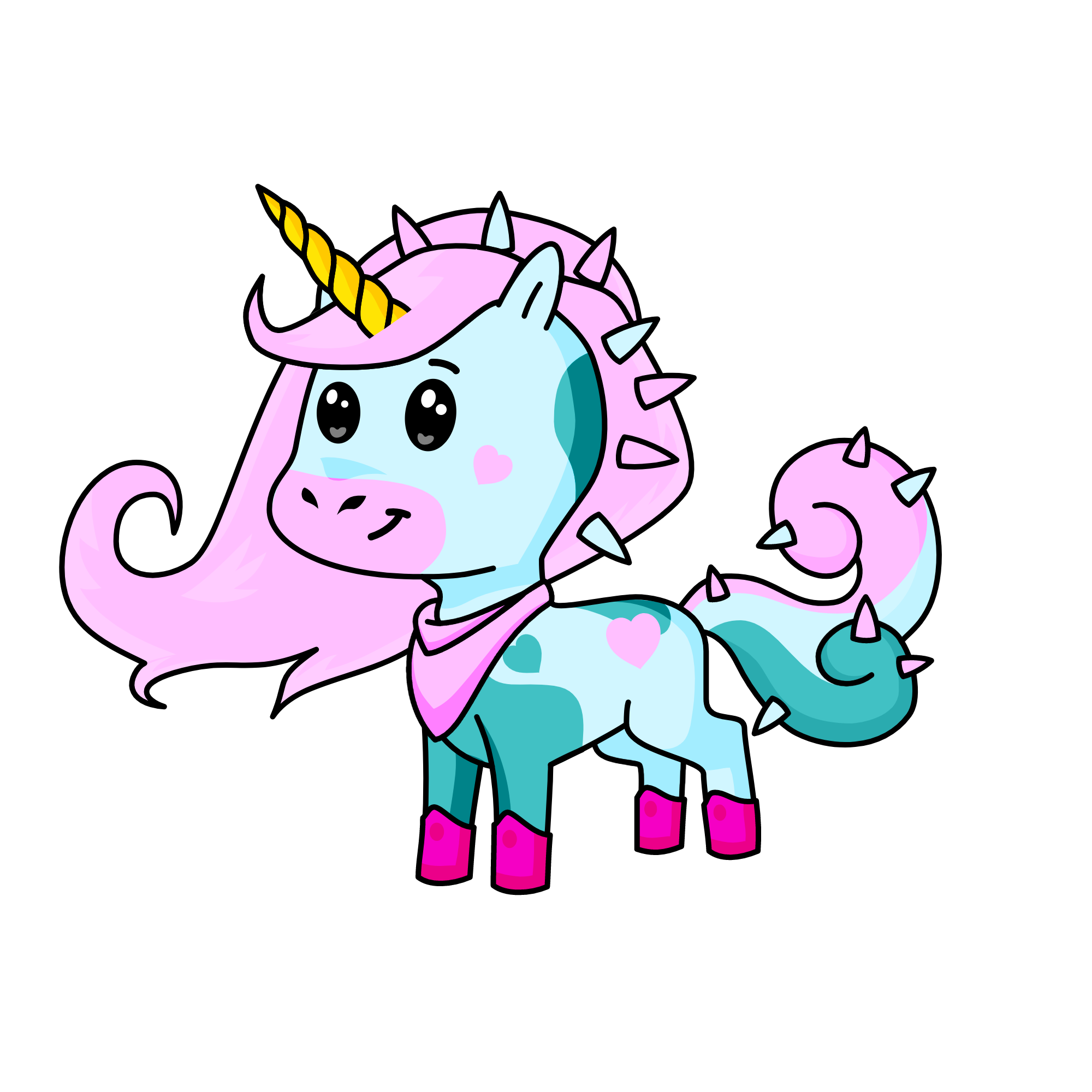 Kandeigh, the unicorn