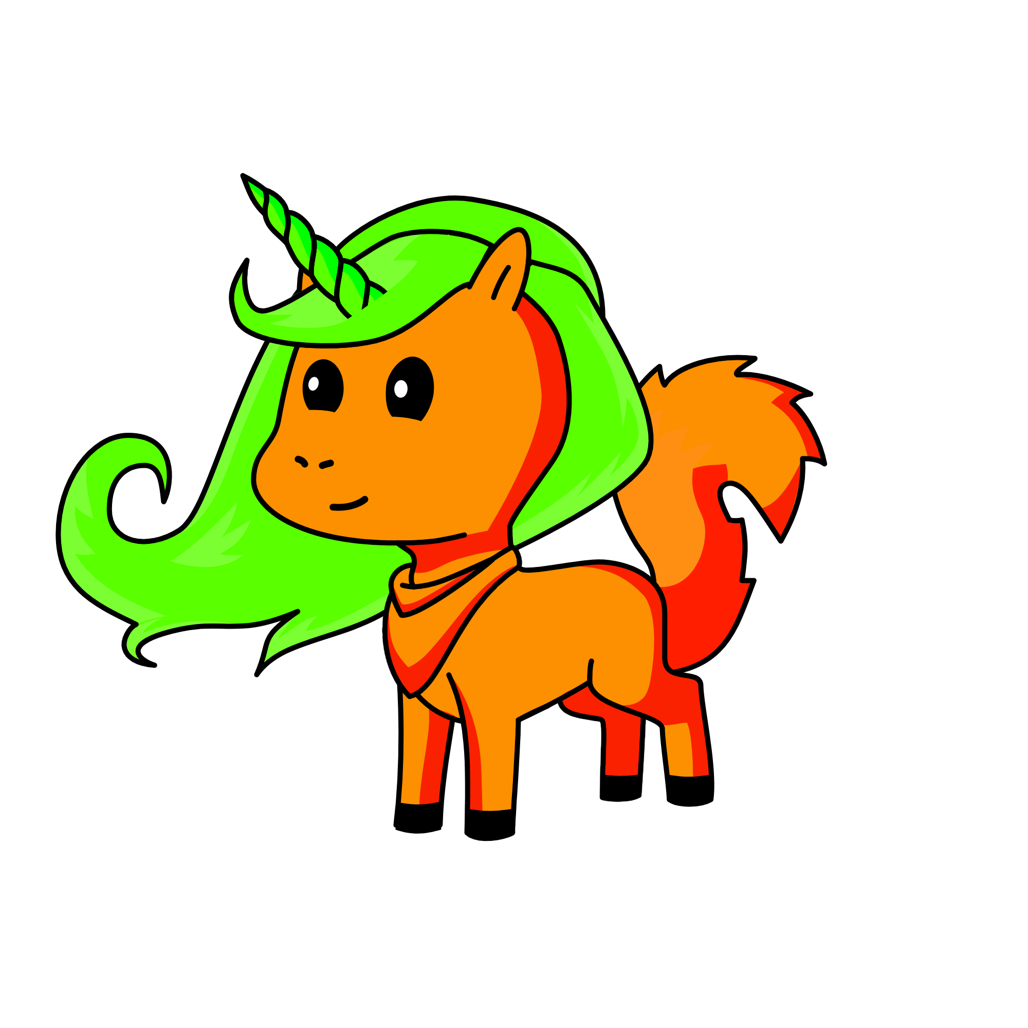 Carrot, the unicorn