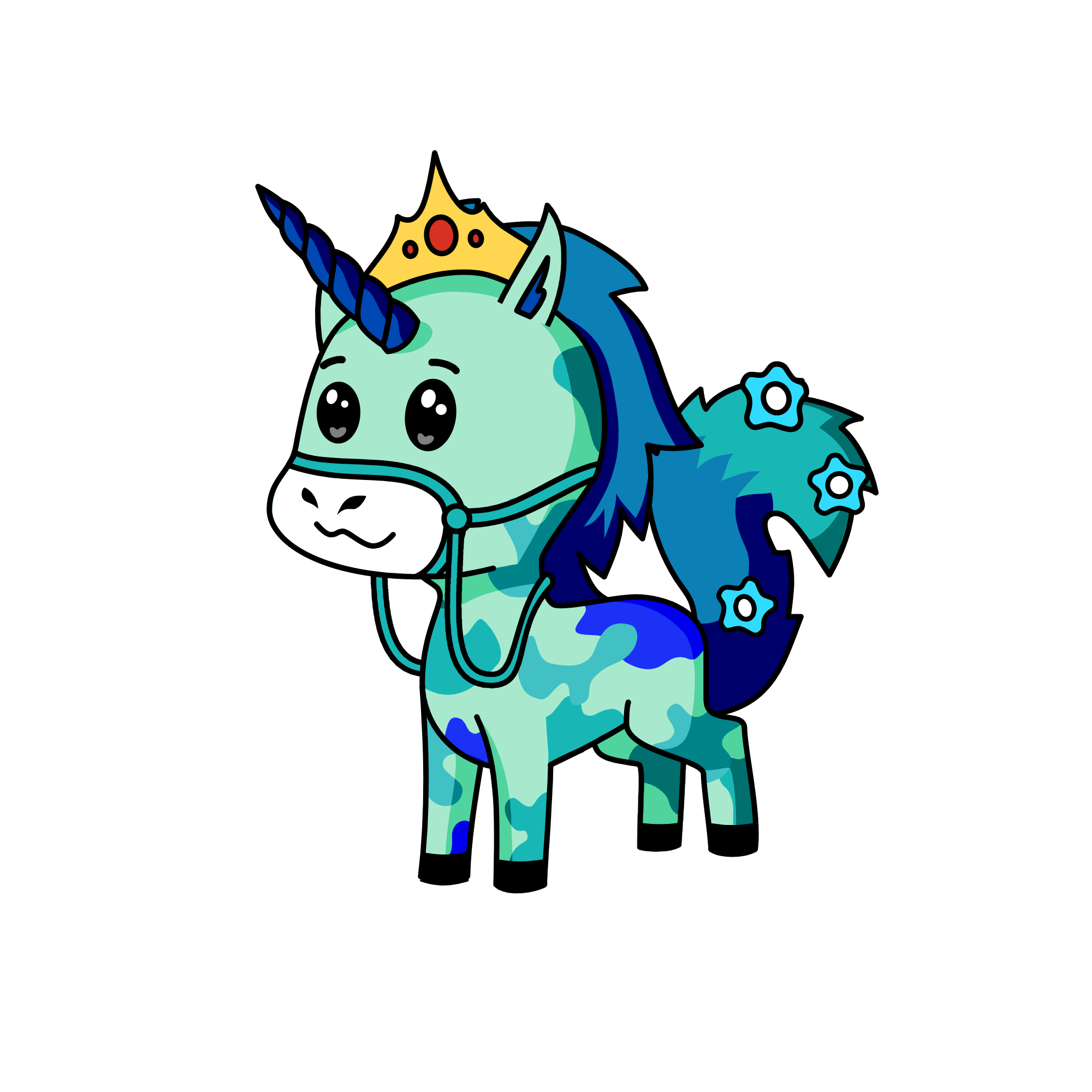 aqua, the unicorn