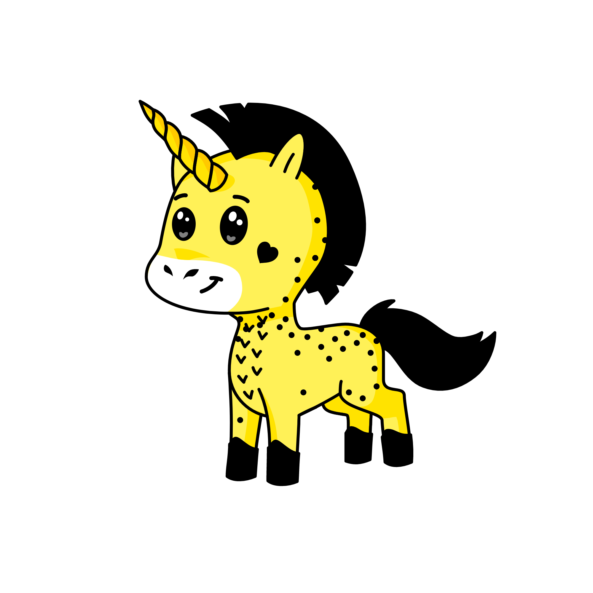 Checkers, the unicorn